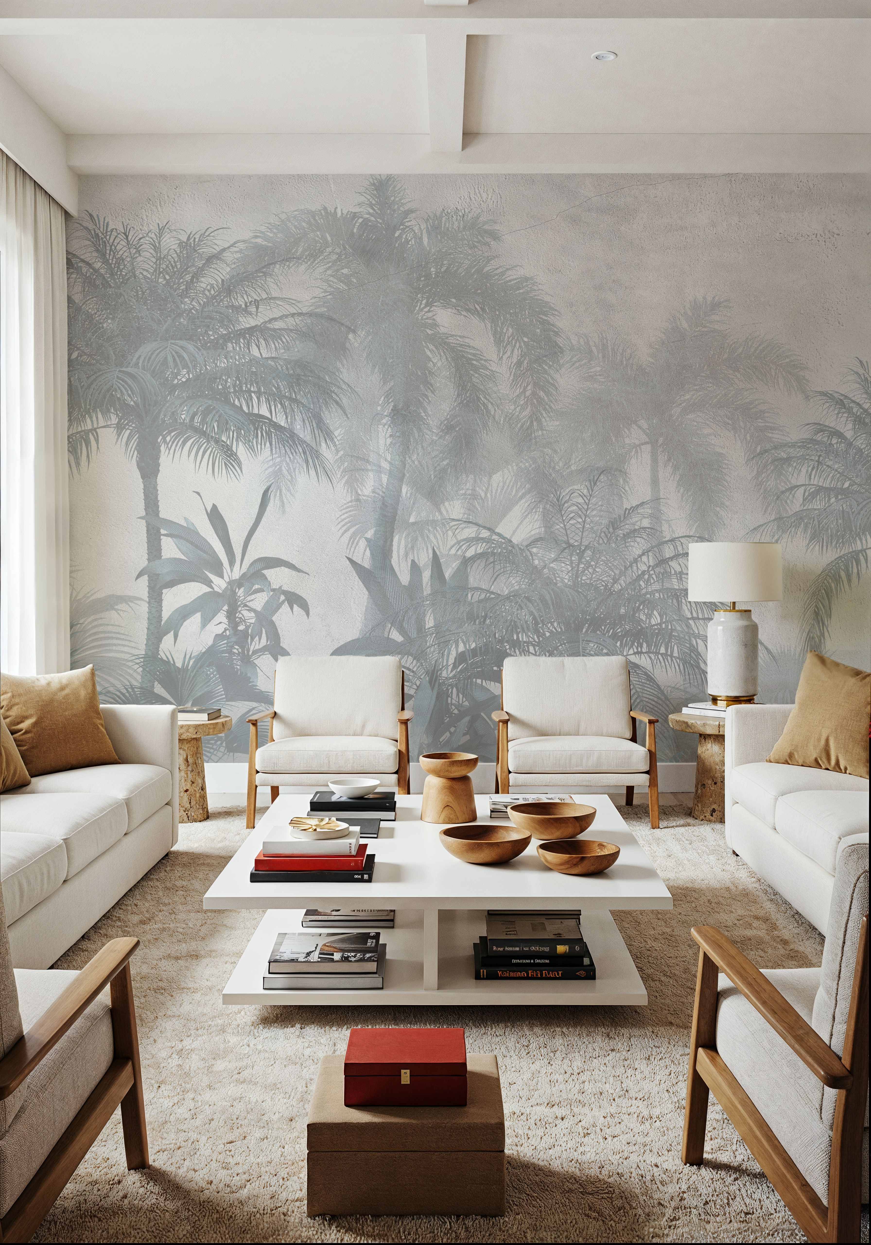 Swaying Palm Trees