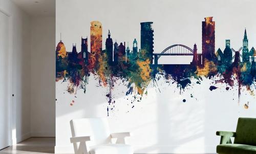 Sunderland England Skyline Blue & Bronze