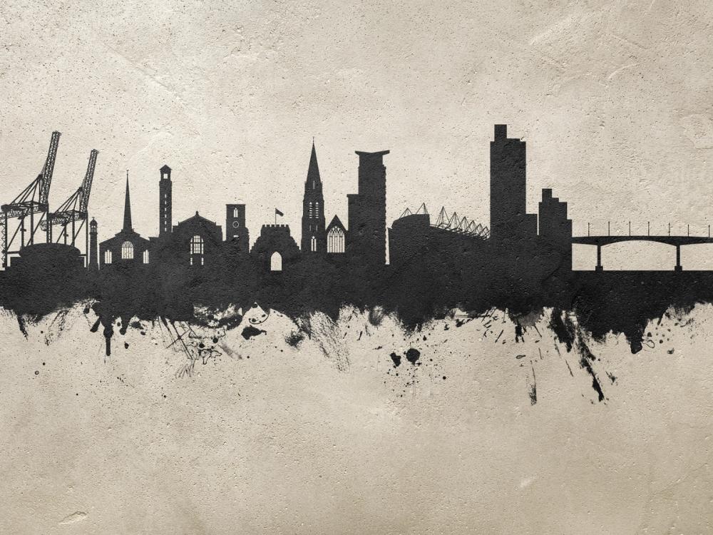 Southampton England Skyline Concrete