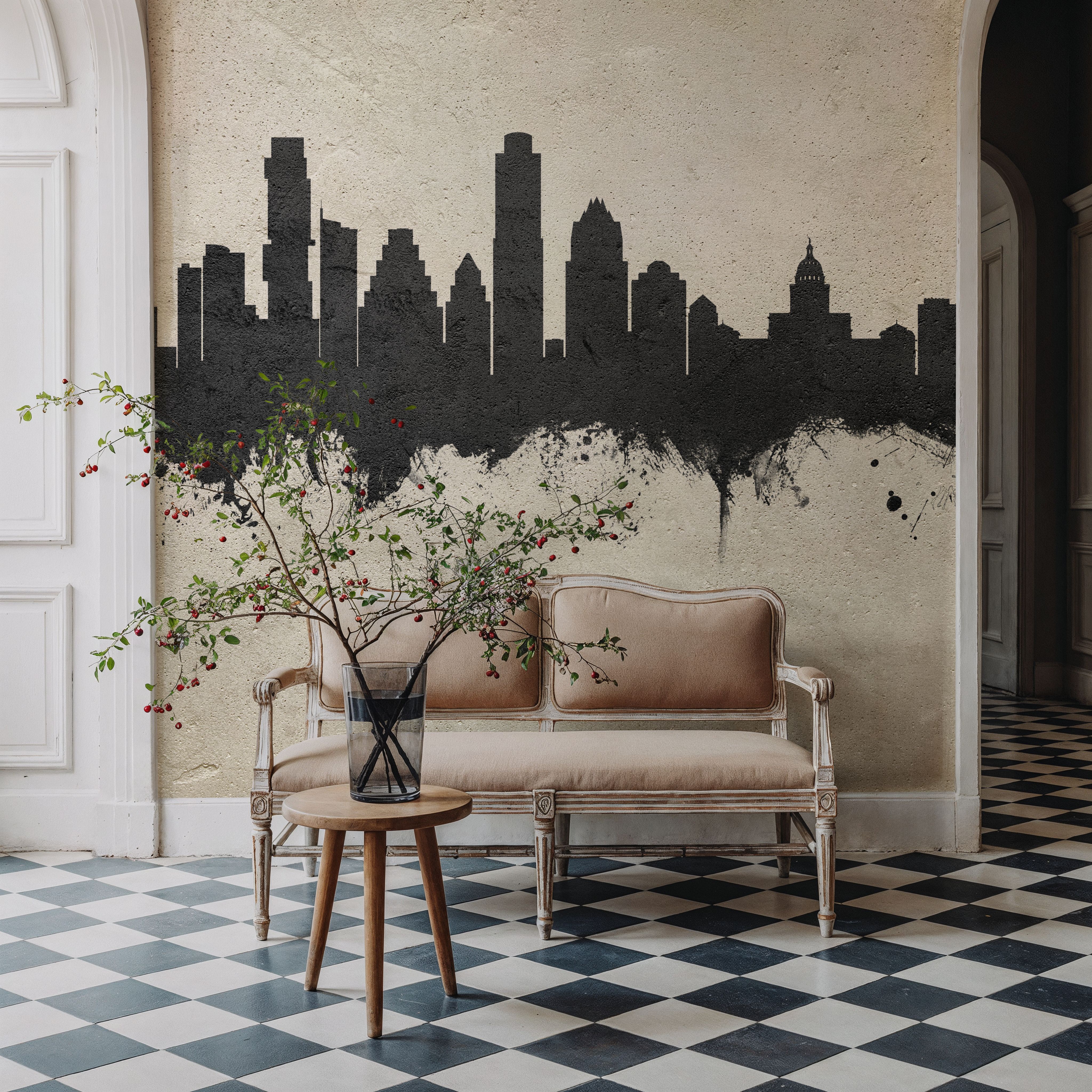 Austin Texas Skyline Concrete