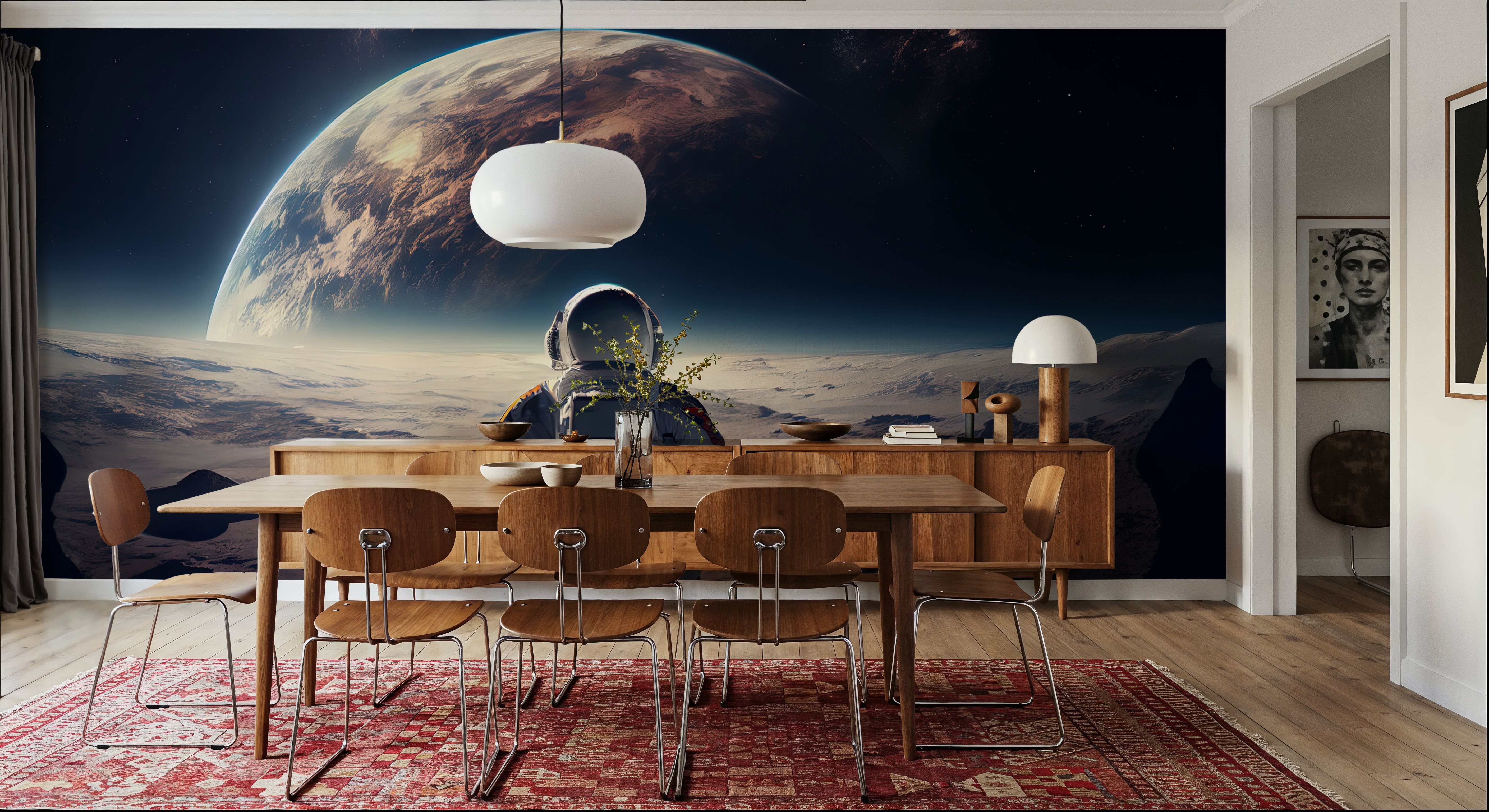 Astronaut Break, Wallpaper