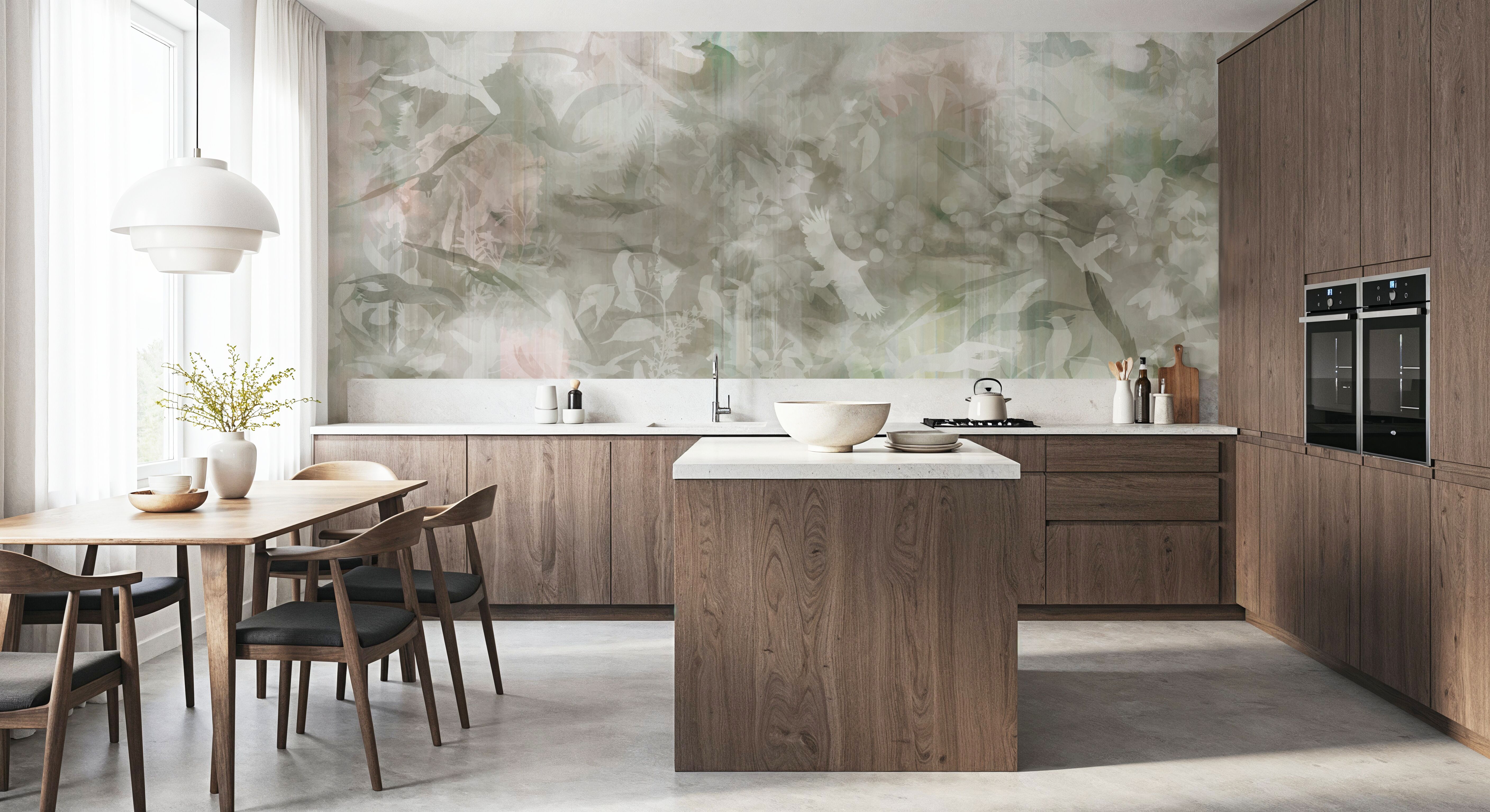 Birds of Freedom Brown, Wallpaper