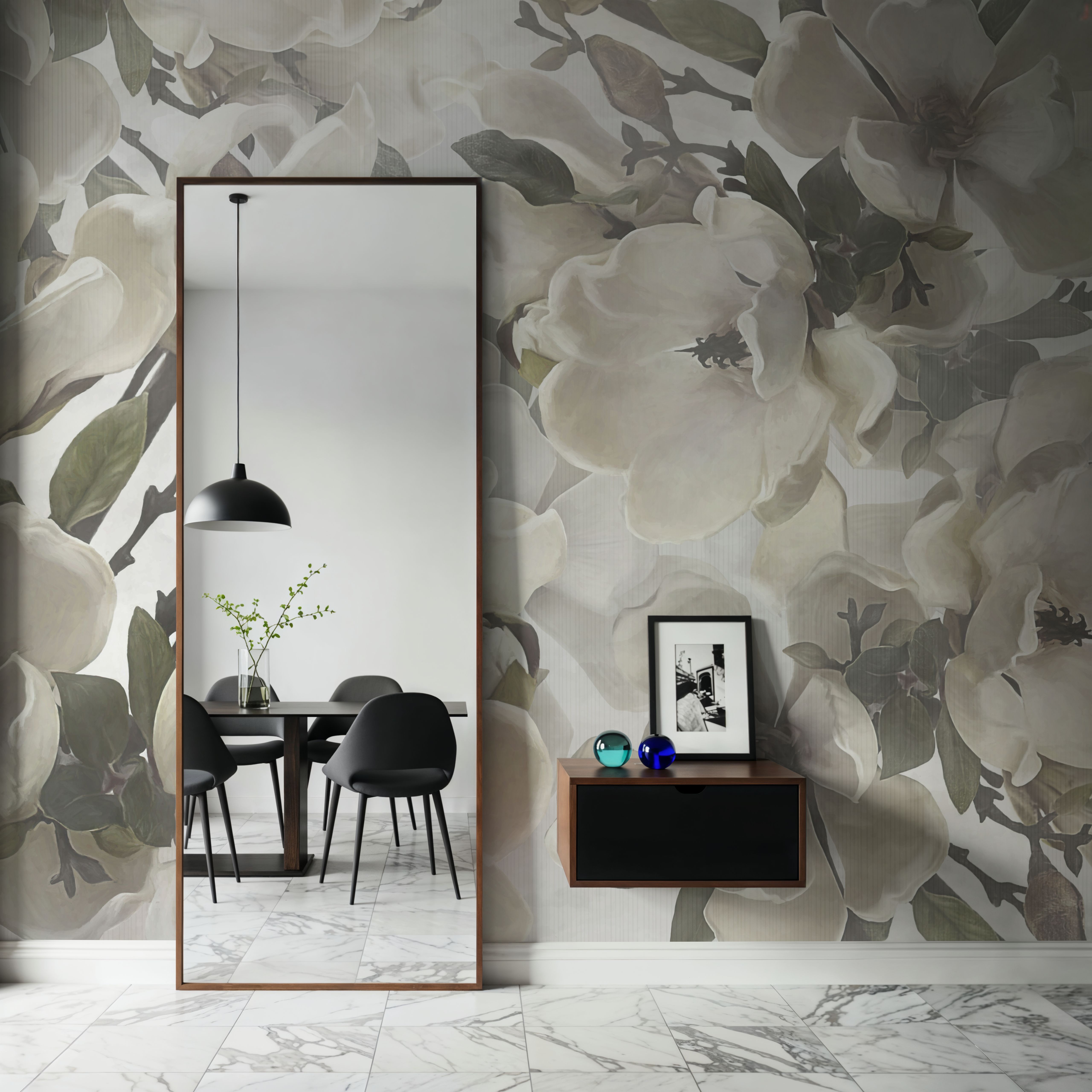 Dreaming of Magnolias Light Green