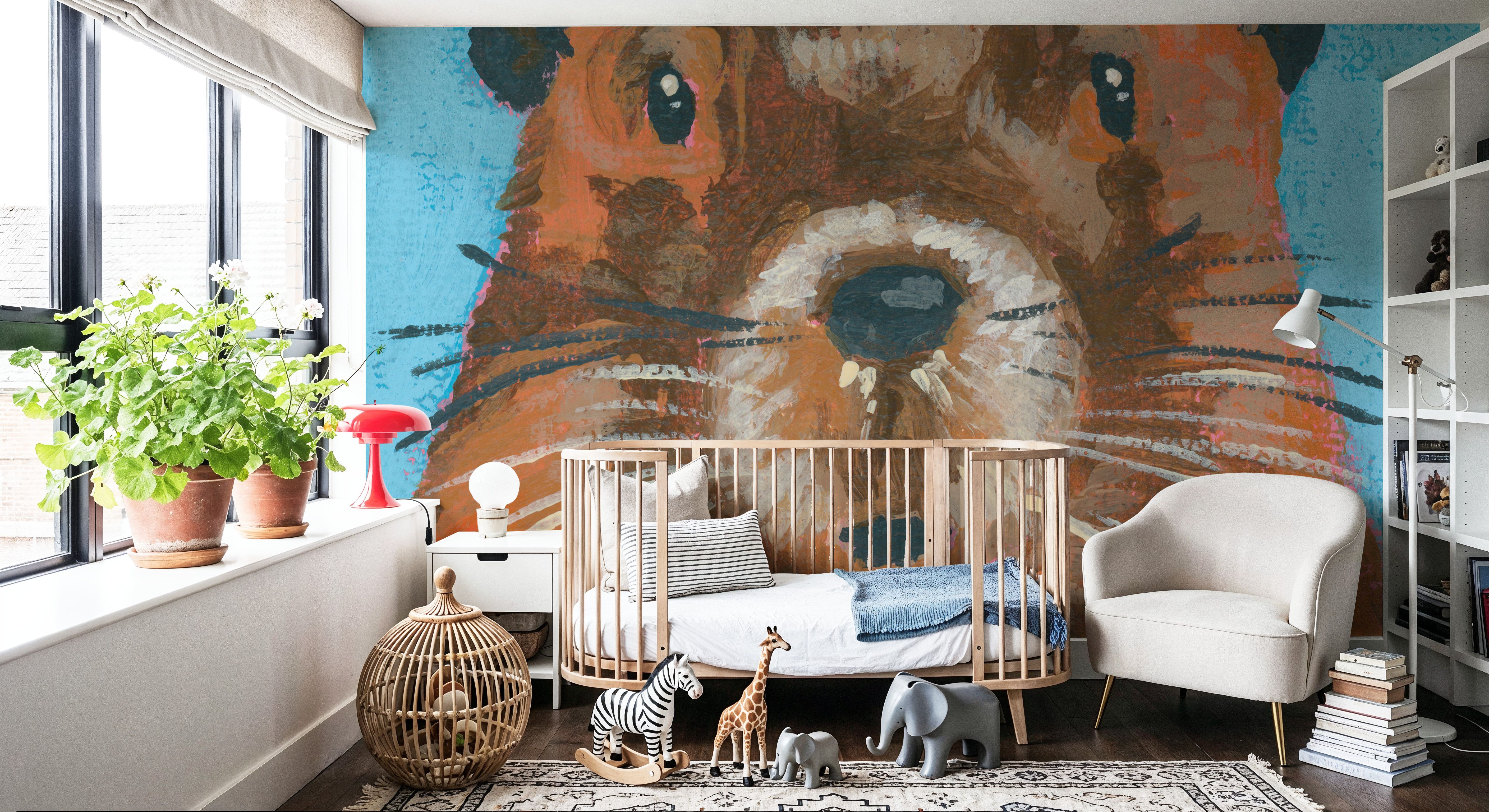 Woodland Beaver, Papel pintado