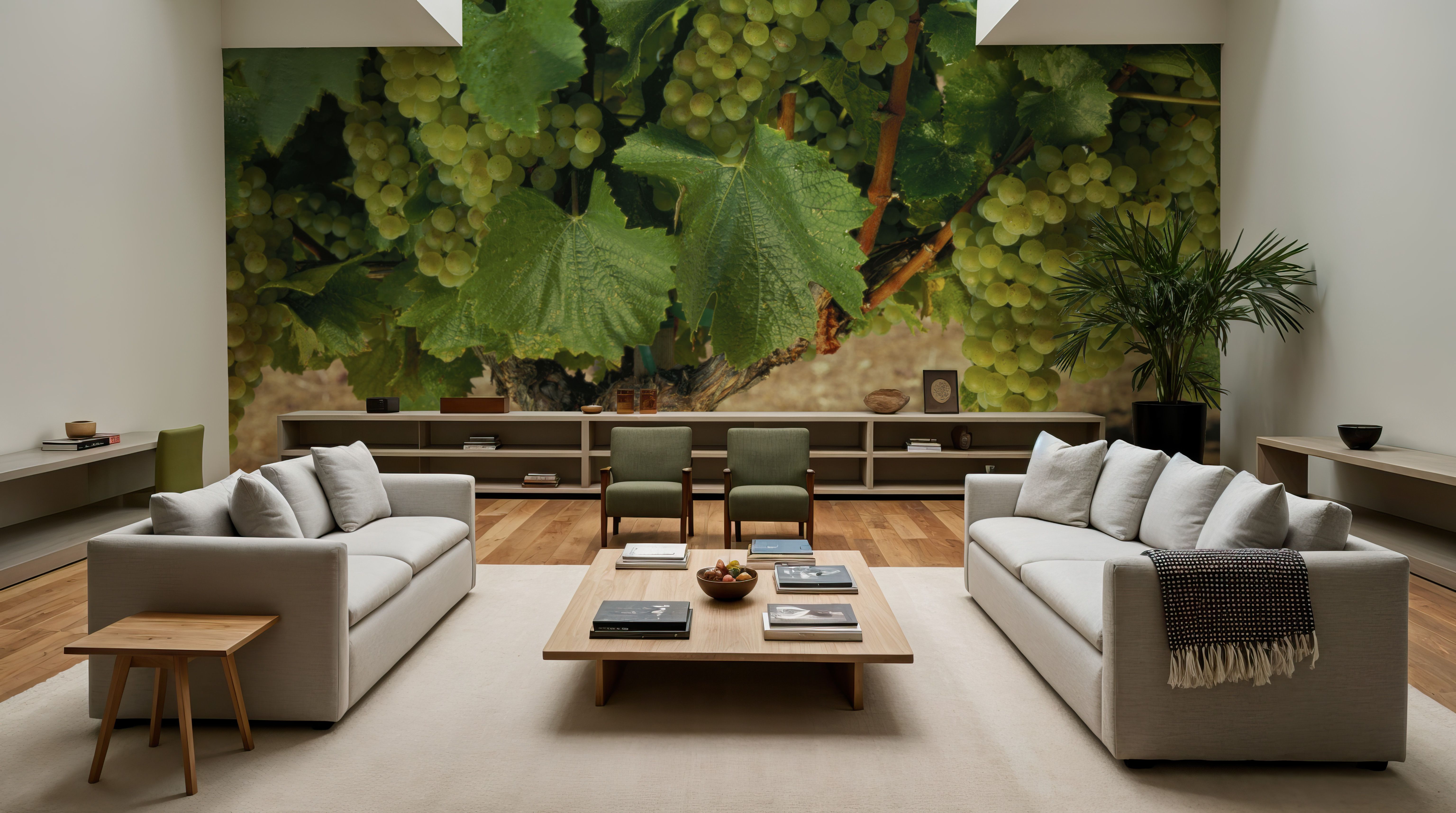 Napa Chardonnay Grapes, Wallpaper