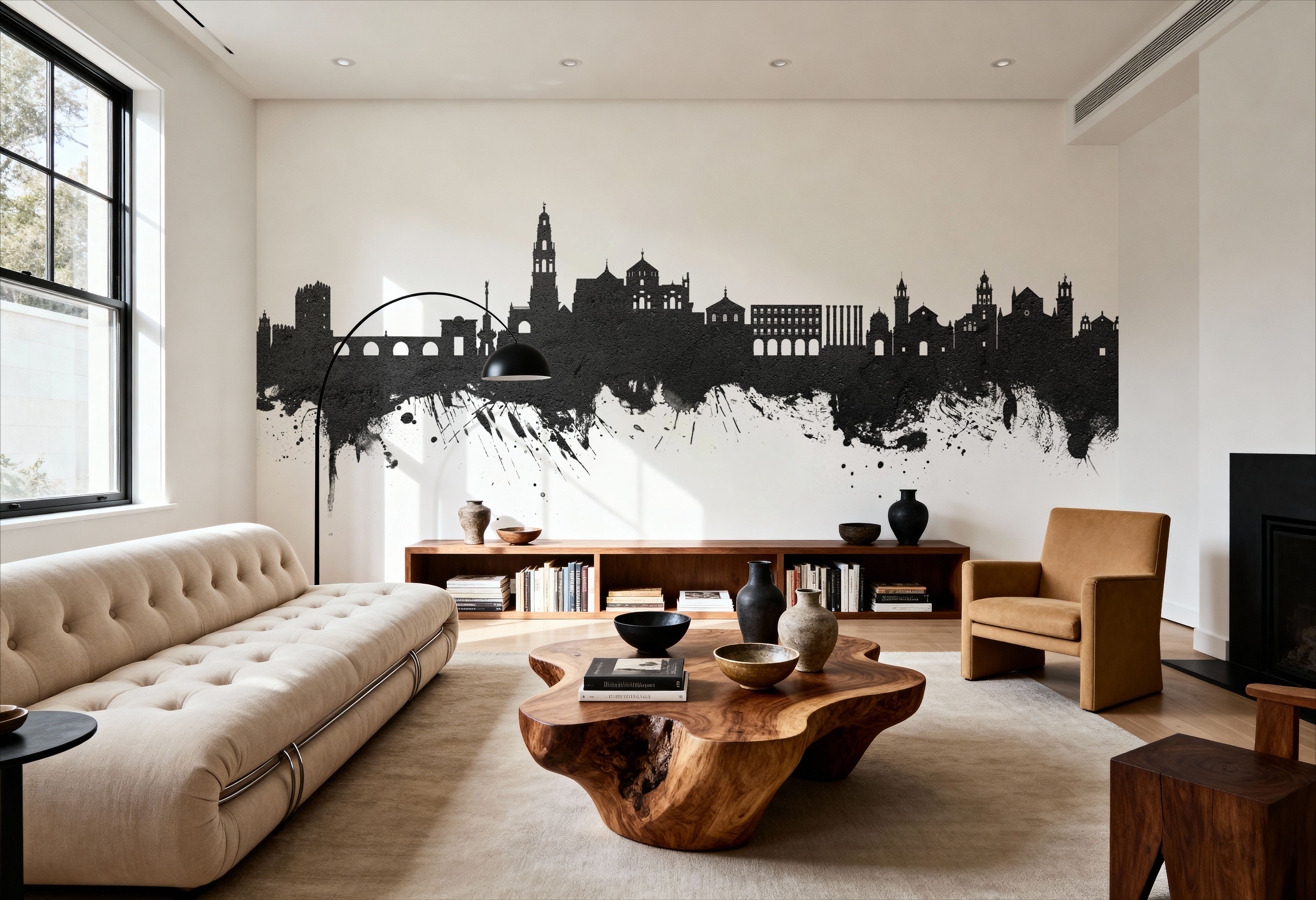 Córdoba Spain Skyline Black & White