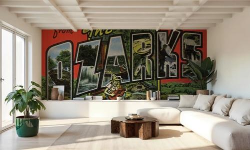 Greetings from The Ozarks - Screenprint Postcard