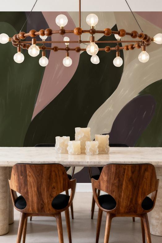 Dynamic Fields, Forest Green & Rose