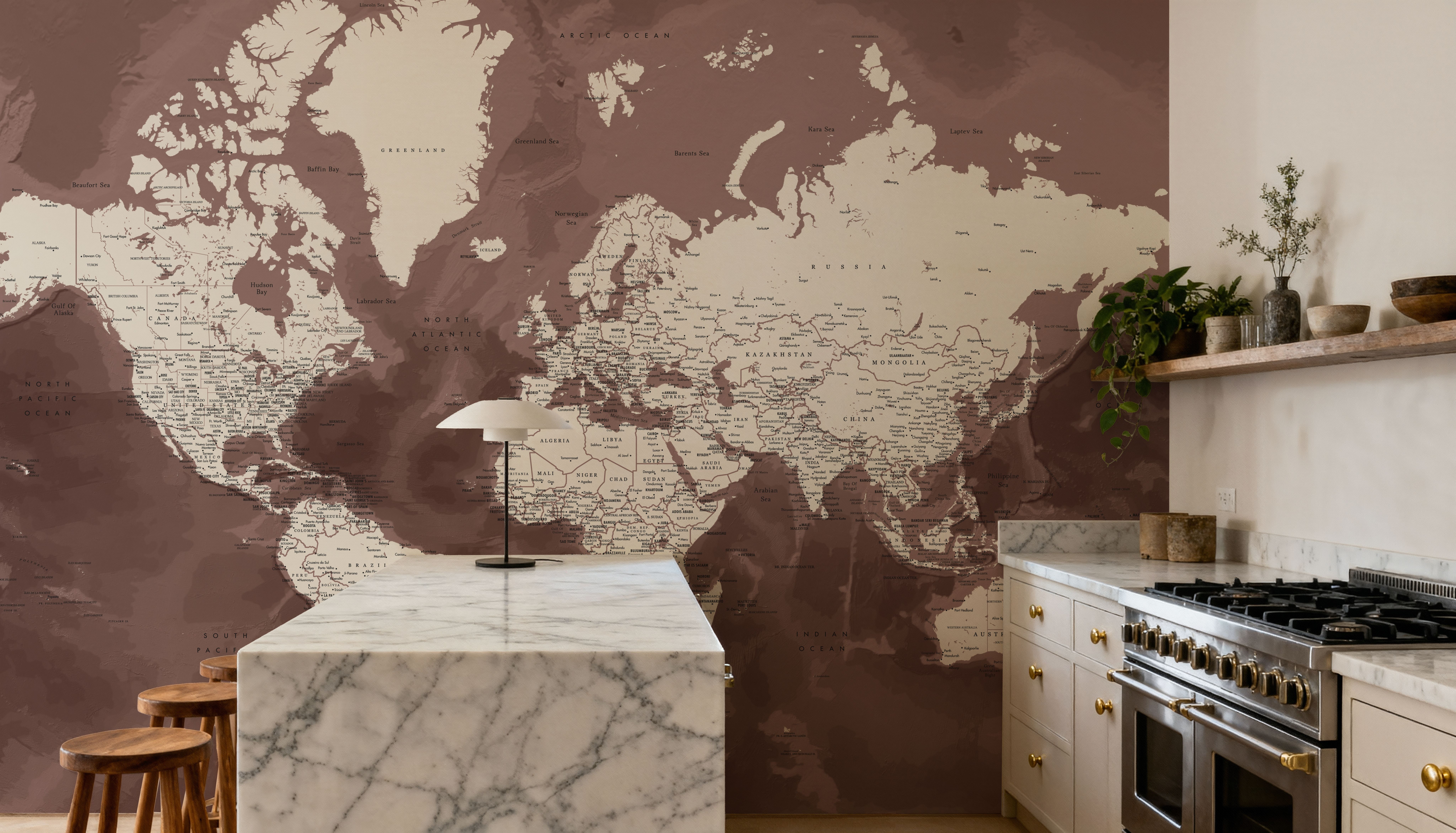 World Map Cities - Hikmat