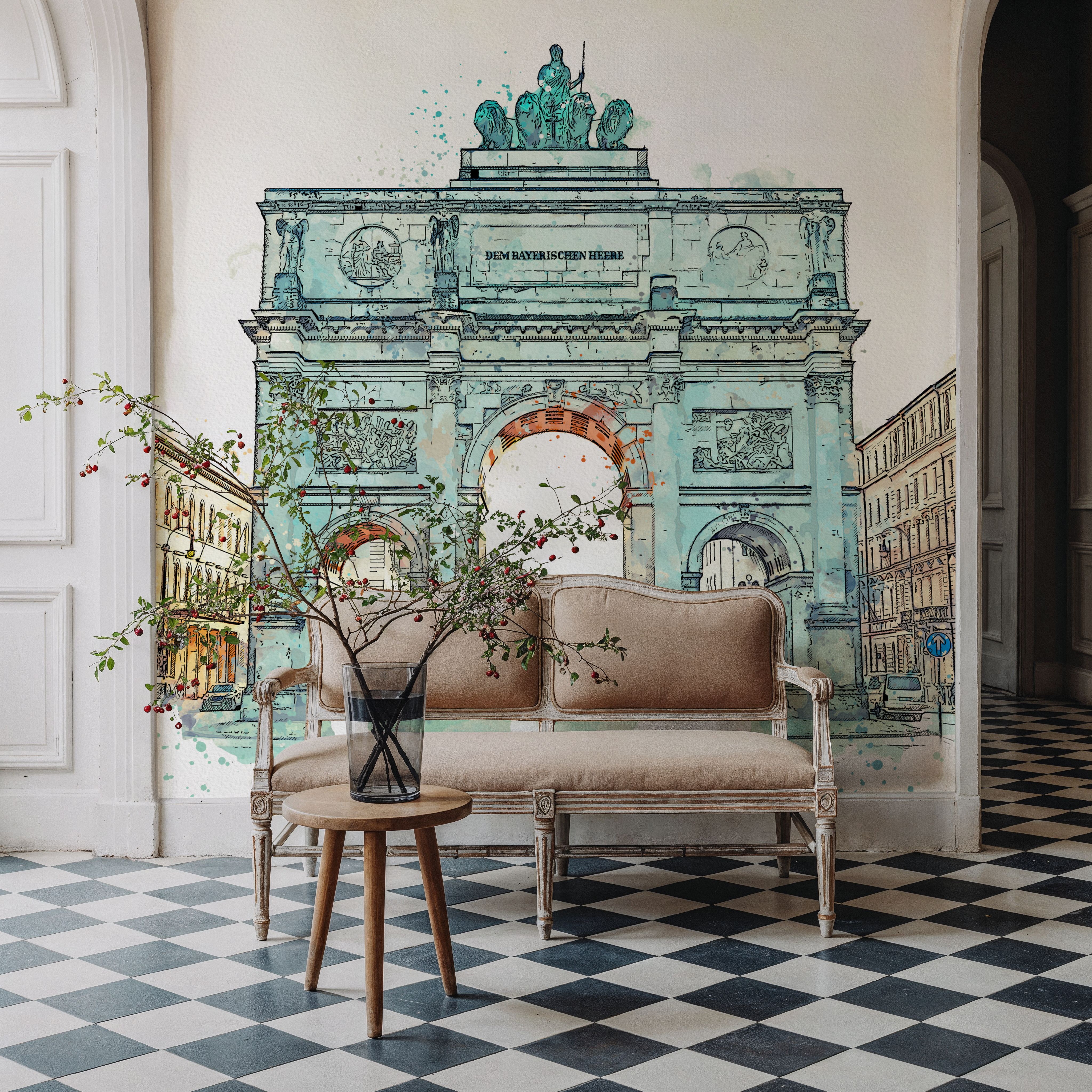 Victory Gate Siegestor in Munich