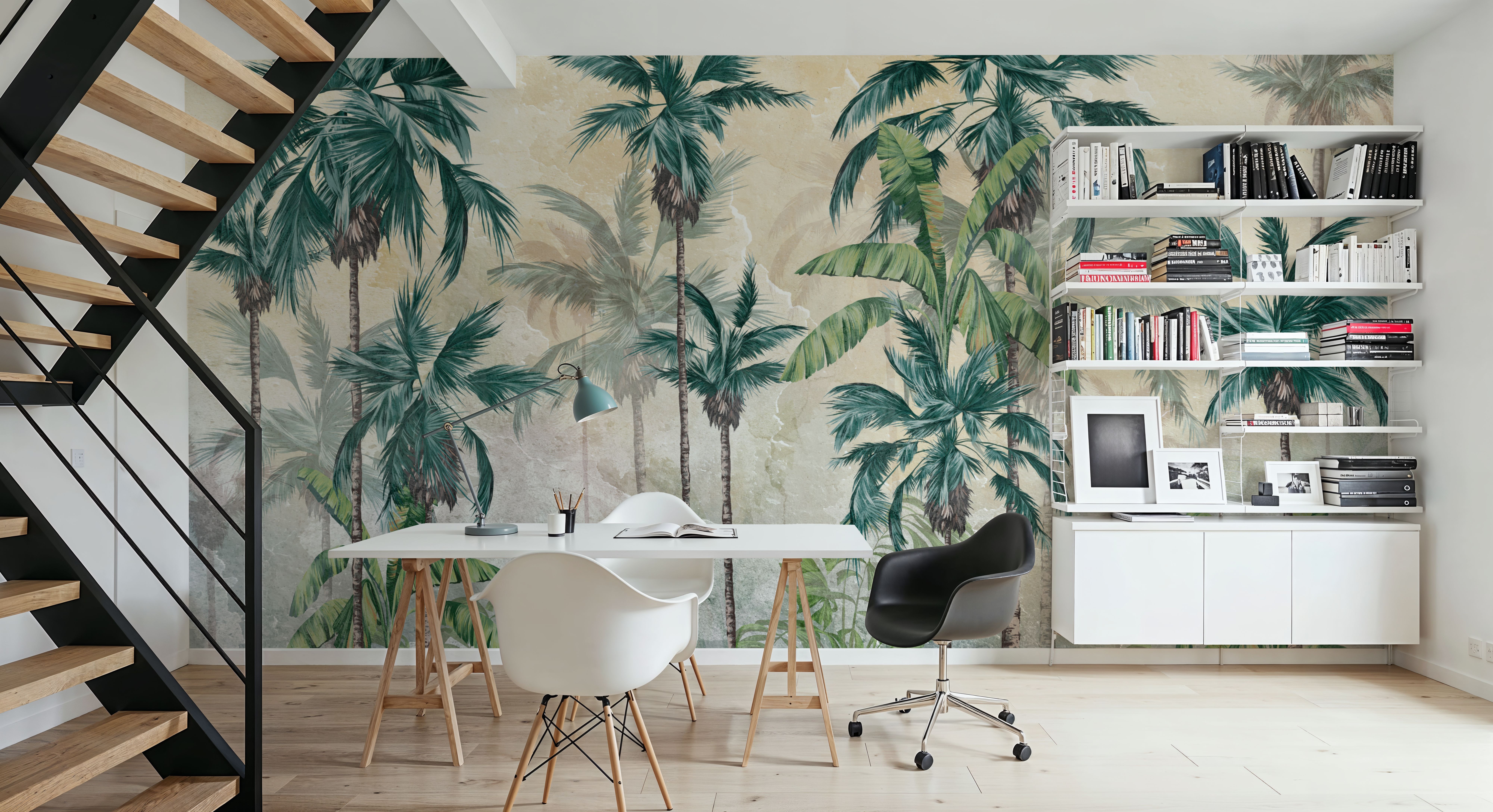 Textured Palm Paradise