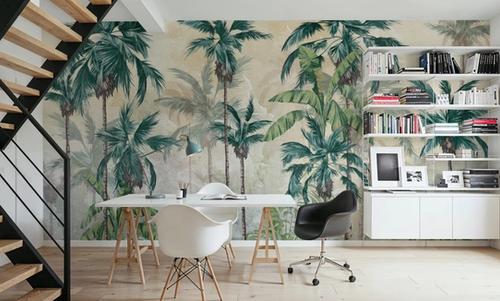 Textured Palm Paradise
