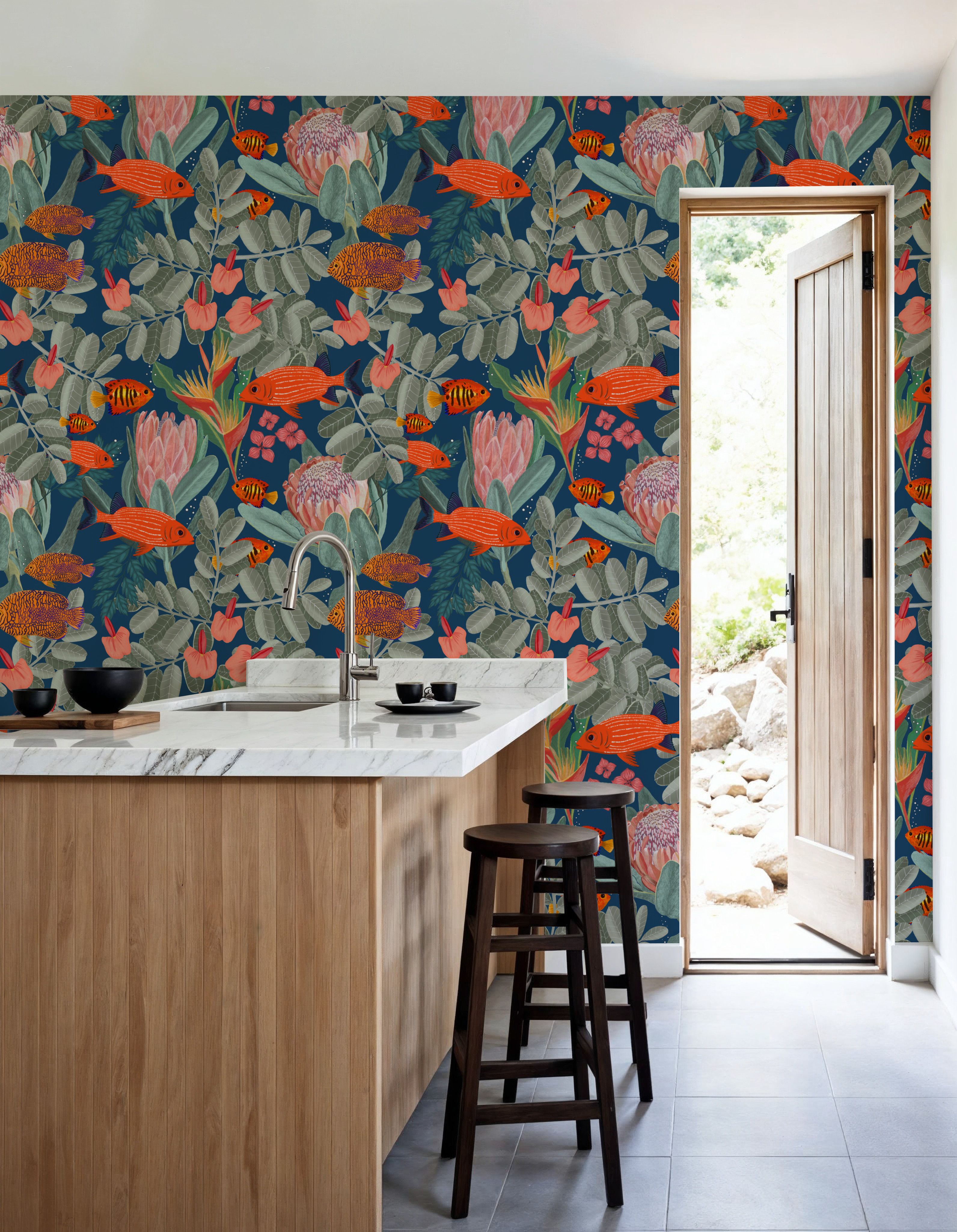 Orange Fish & Proteas