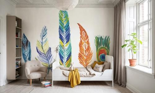 Rainbow Feathers III