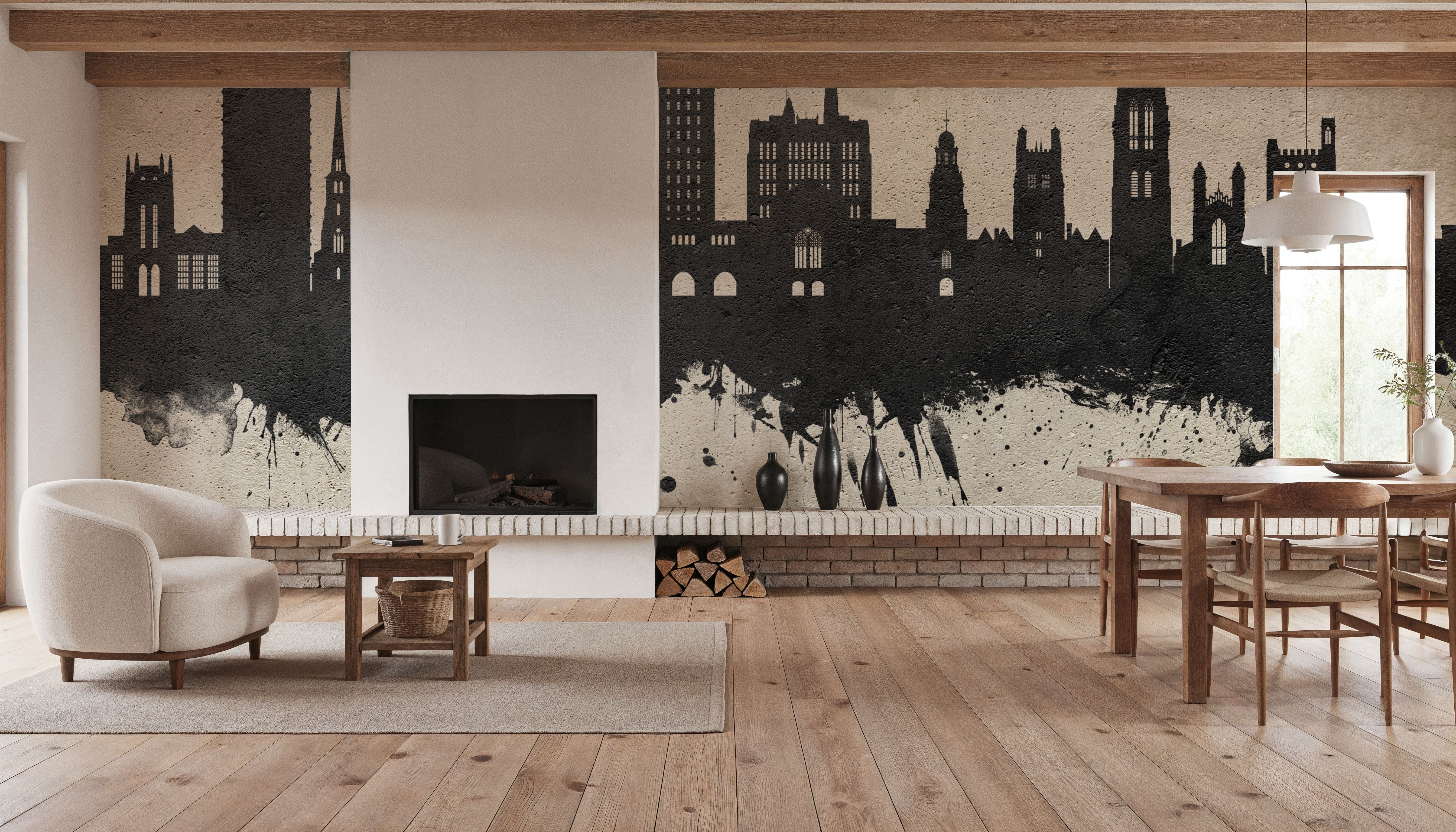 New Haven Connecticut Skyline Concrete