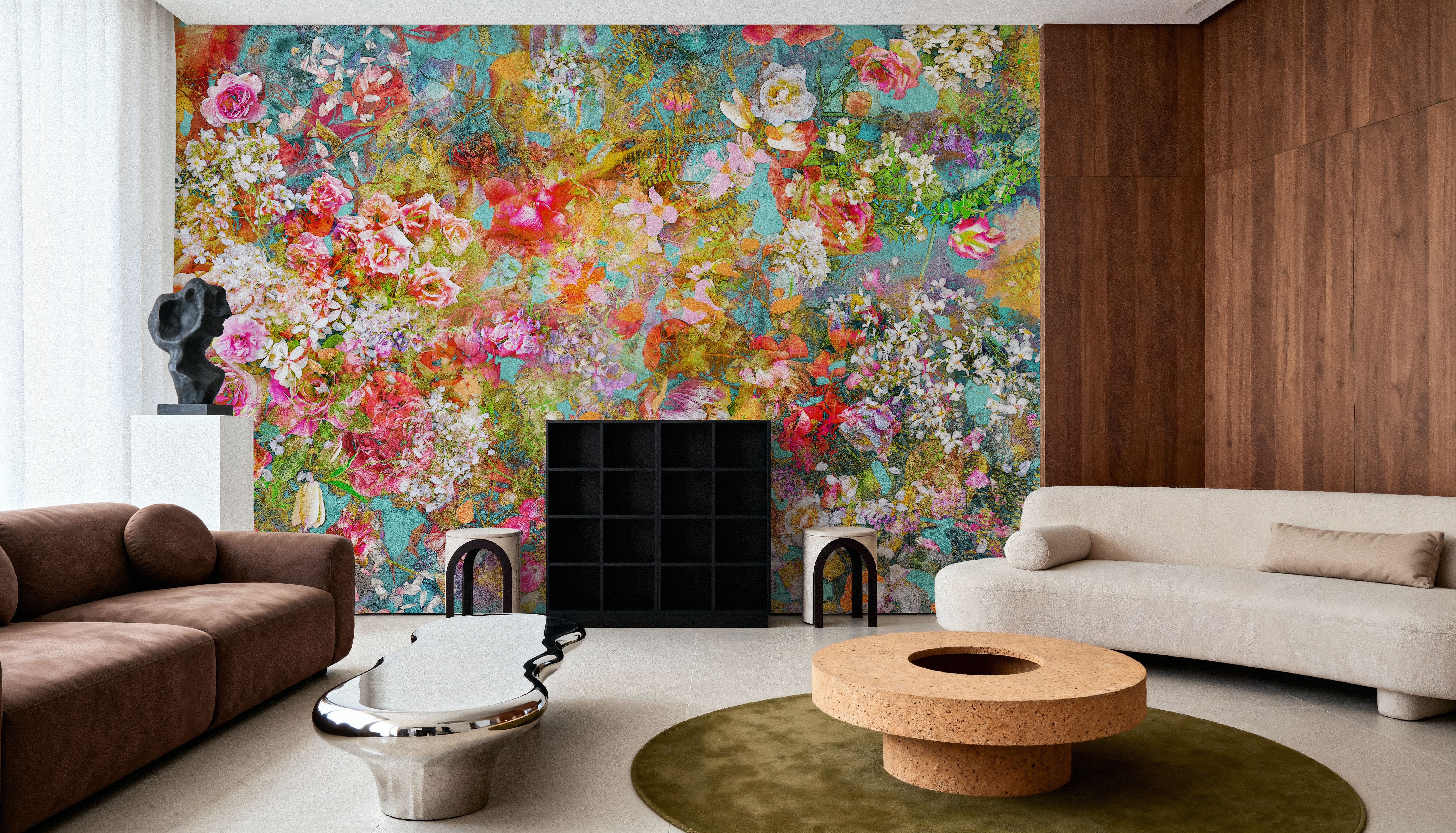 Pastel Floral Fresco