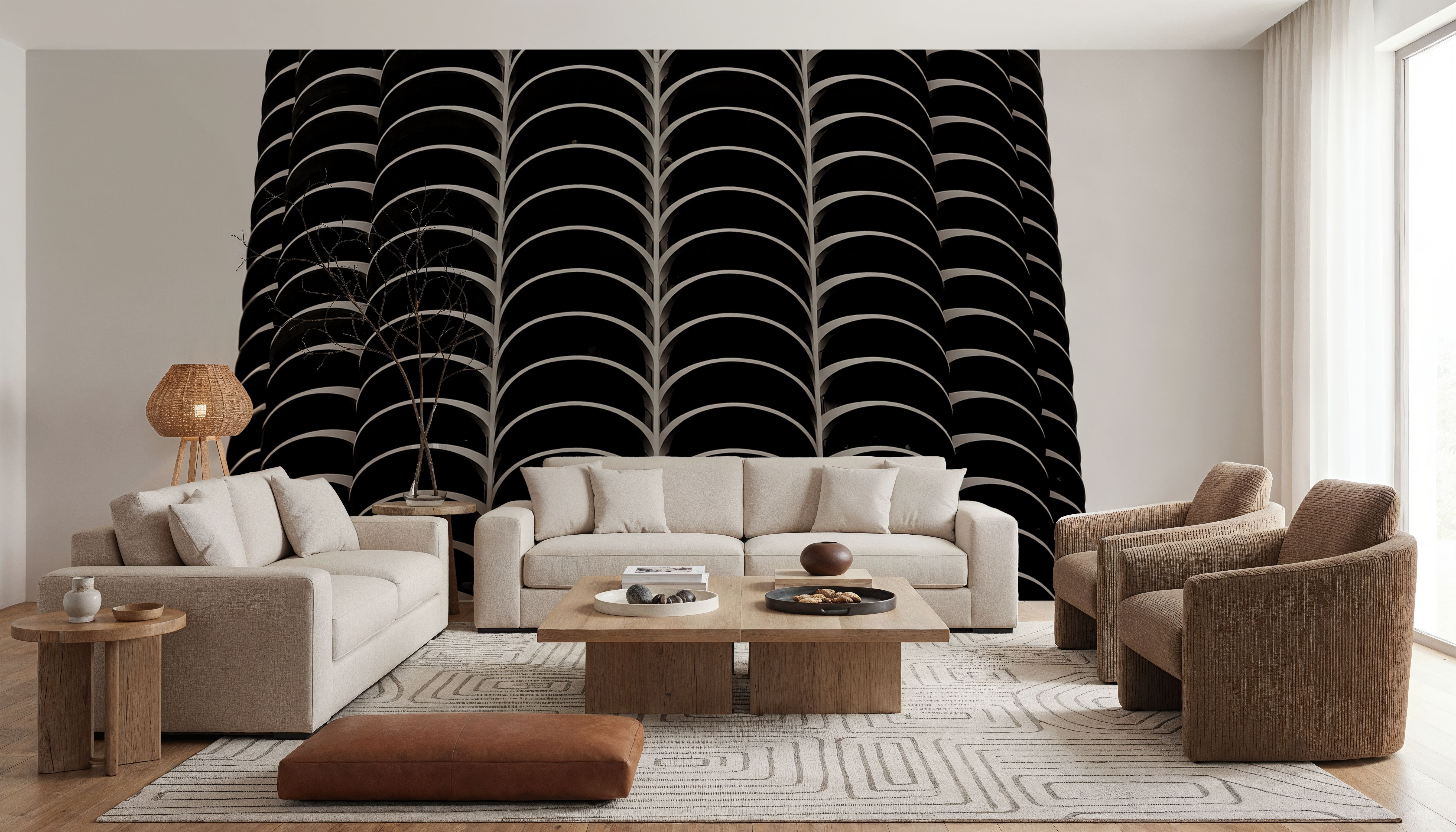 Chicago Skyline Marina City I, Wallpaper