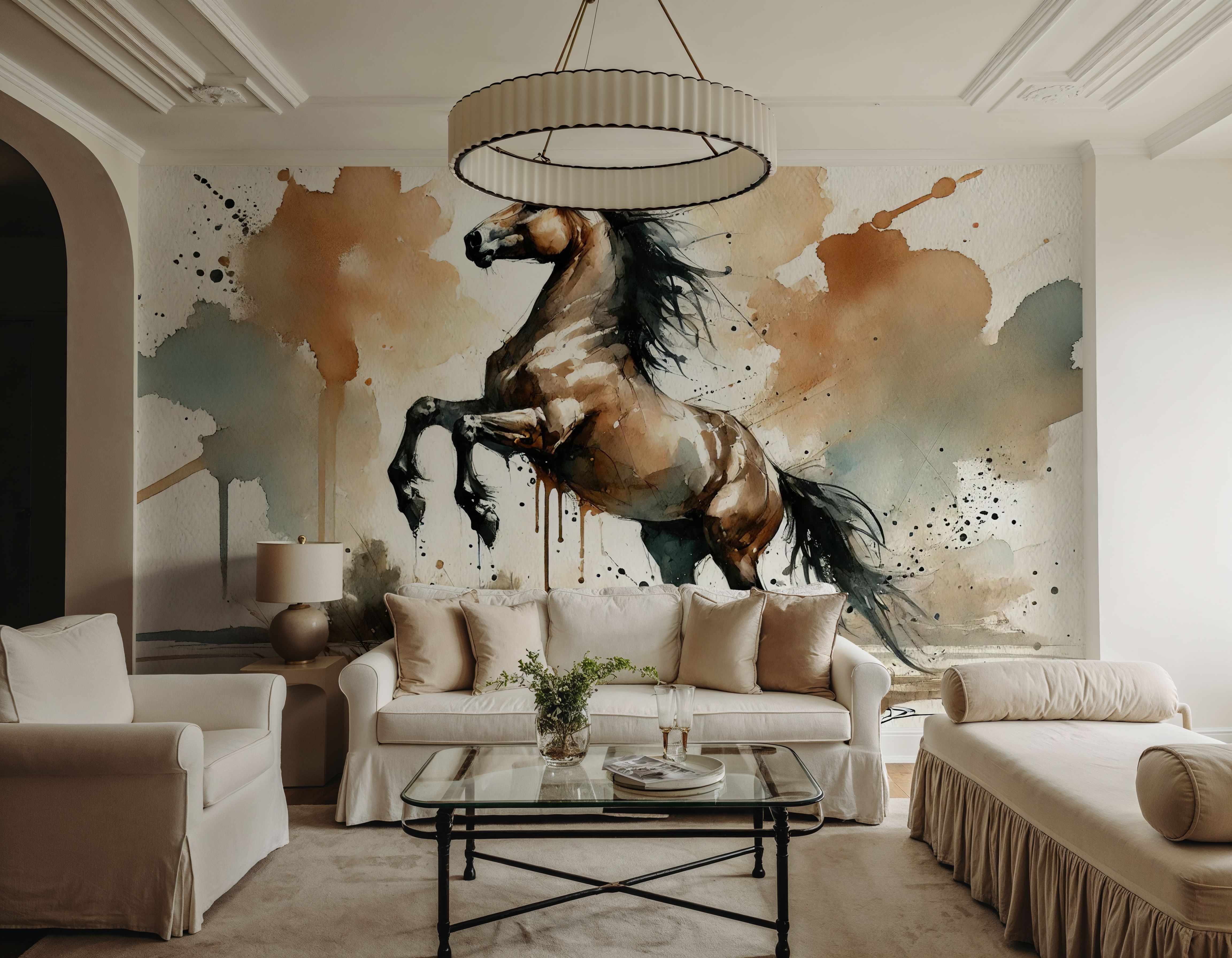 Fiery Horse Elegance