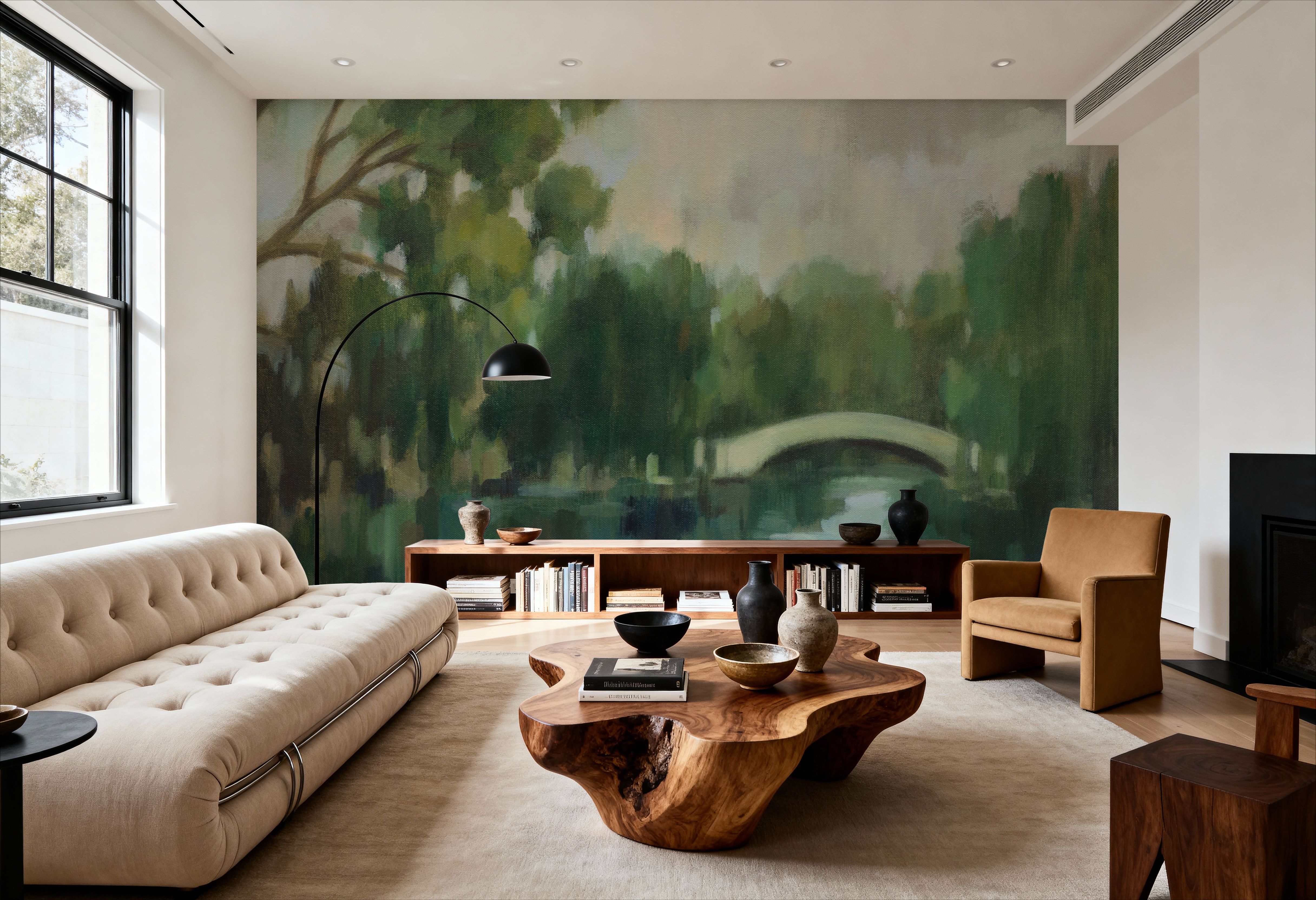 Willows by the Bridge, Papier peint