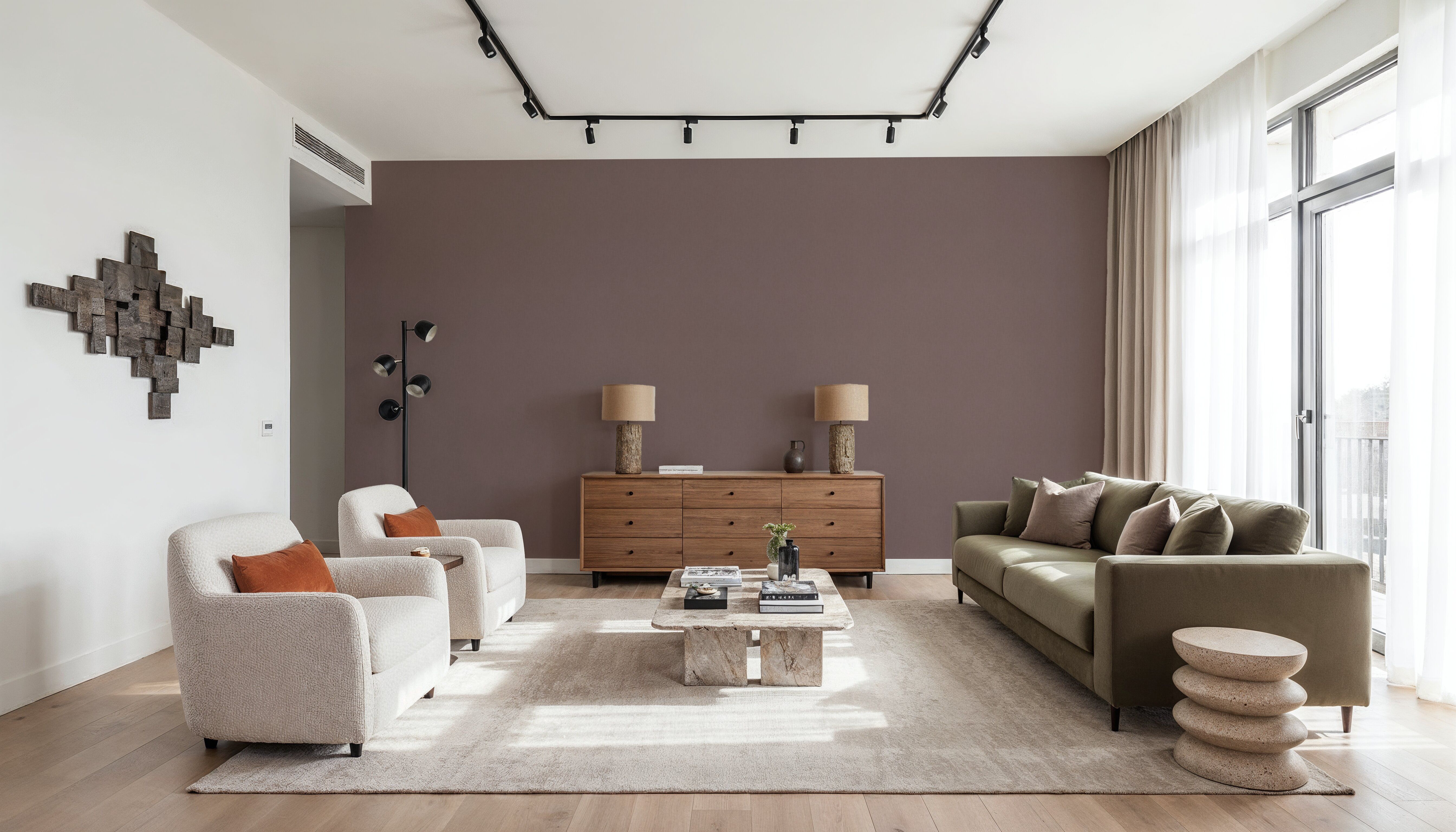 Linen Mist Murky Collection, Dusty Pink
