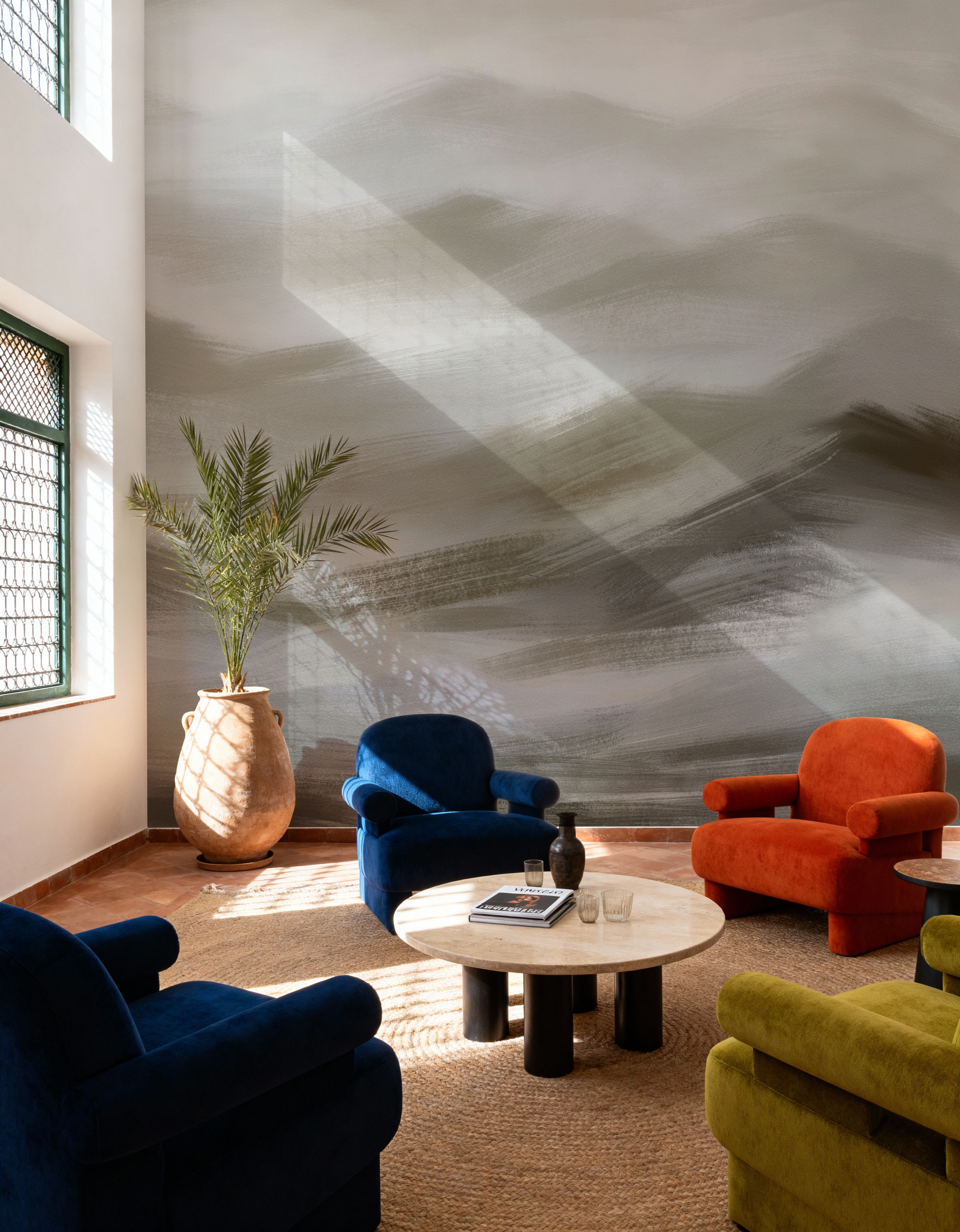 Foggy Mountains, Sepia