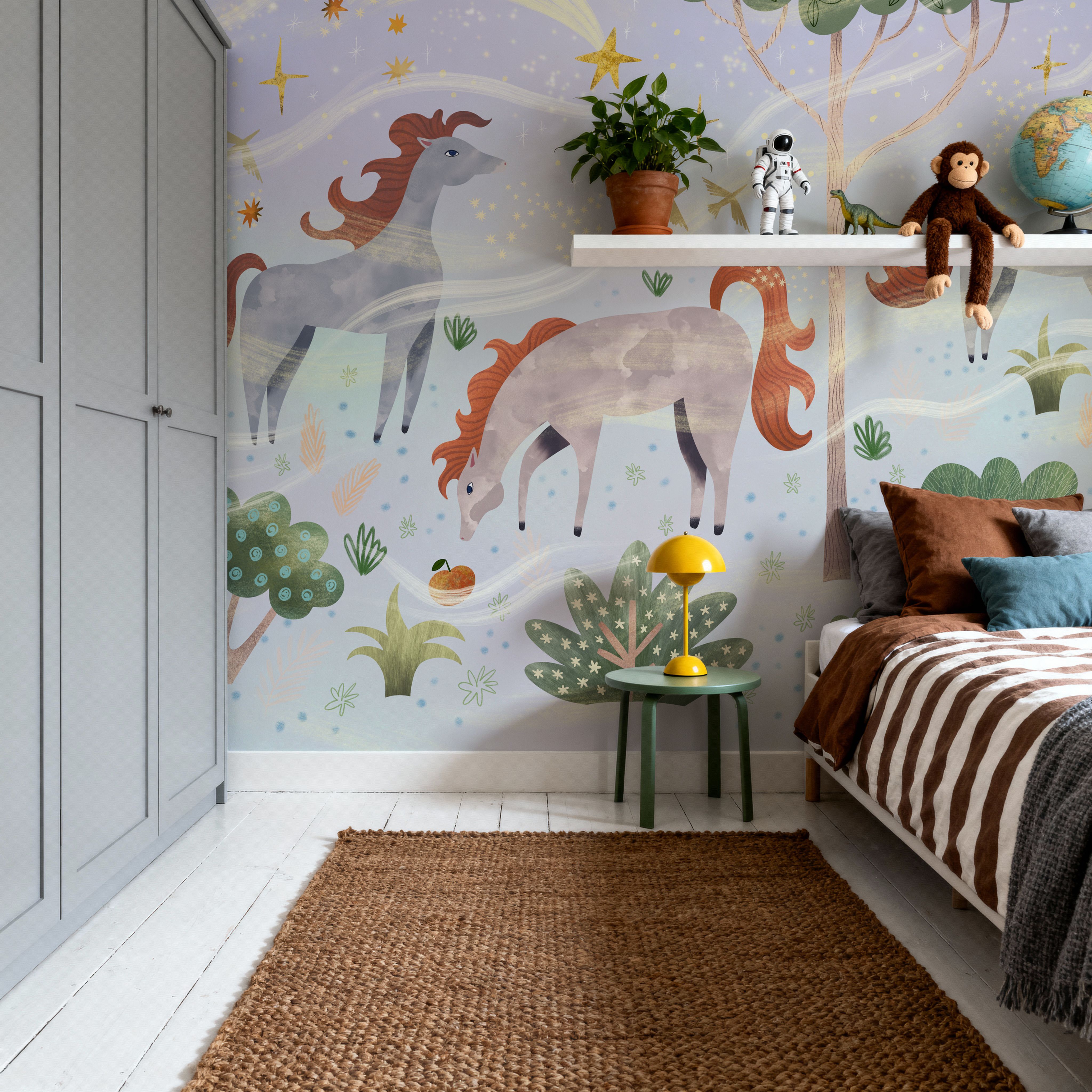 Enchanted Horses, Ice Blue