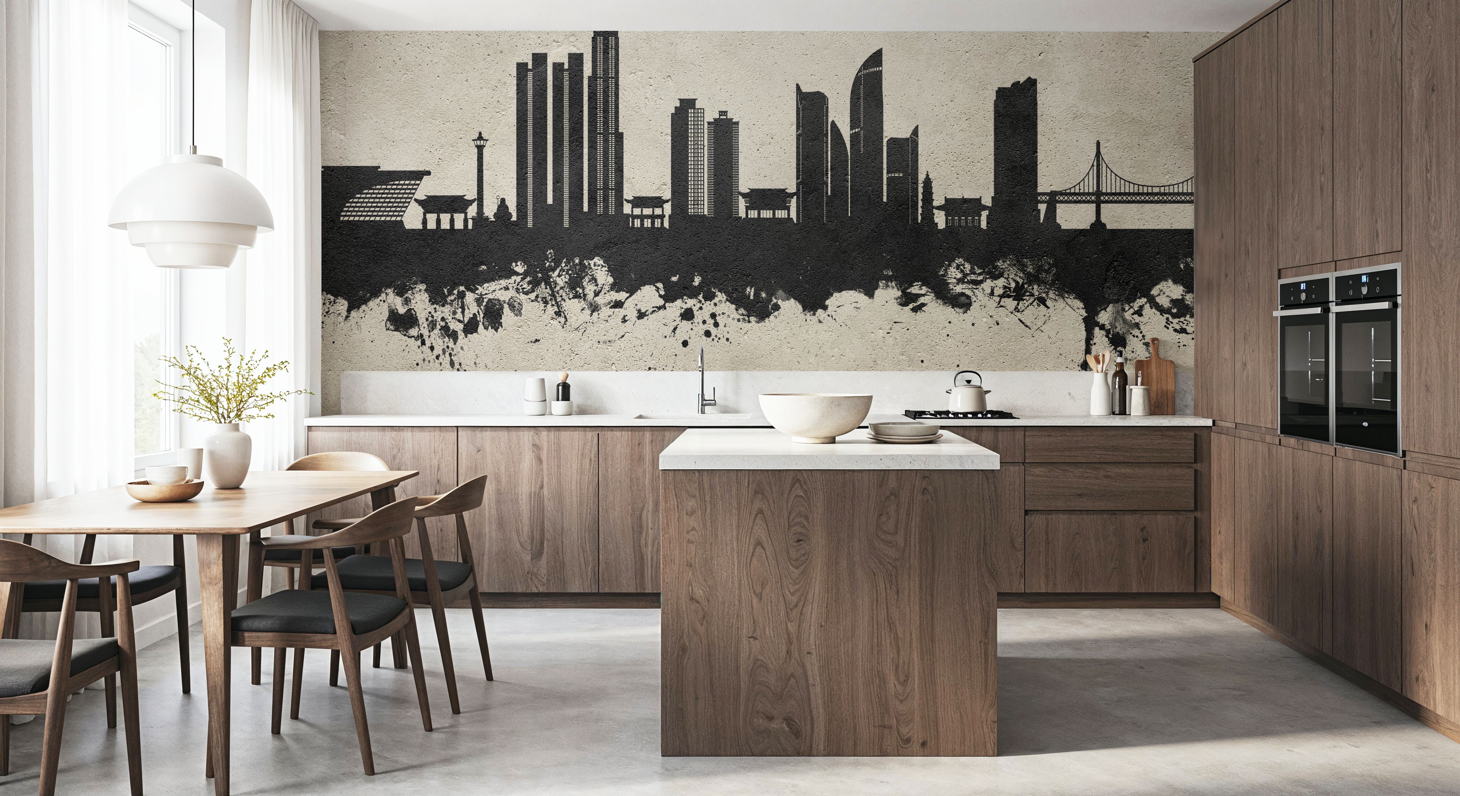 Busan South Korea Skyline Concrete