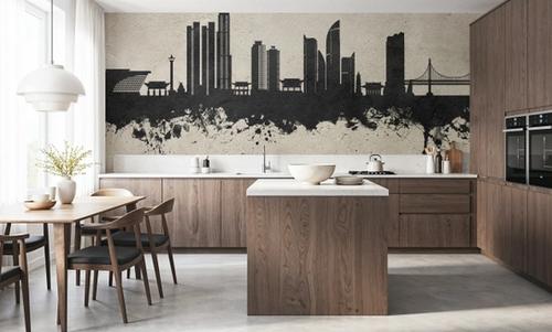 Busan South Korea Skyline Concrete