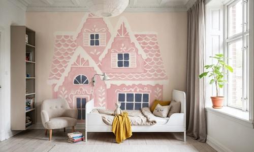 Gingerbread Dream House II Pink