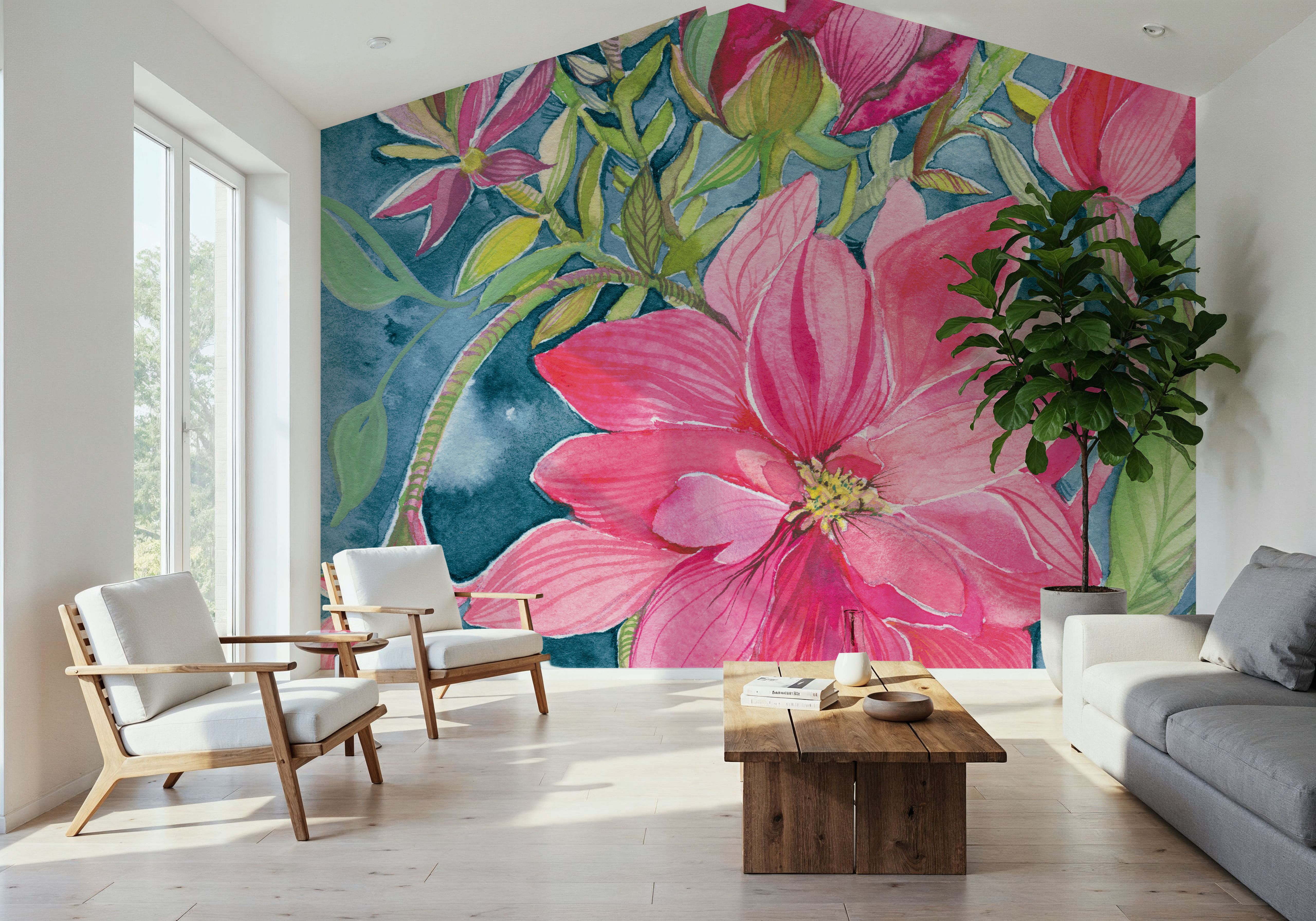 Blooming Free, Wallpaper