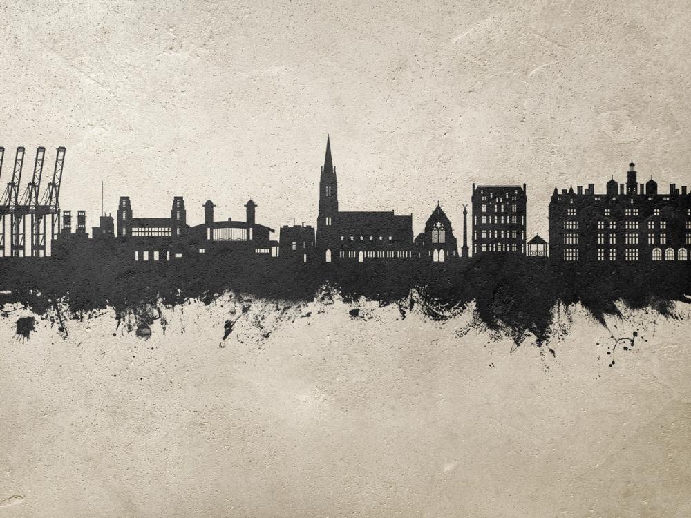 Felixstowe England Skyline Concrete