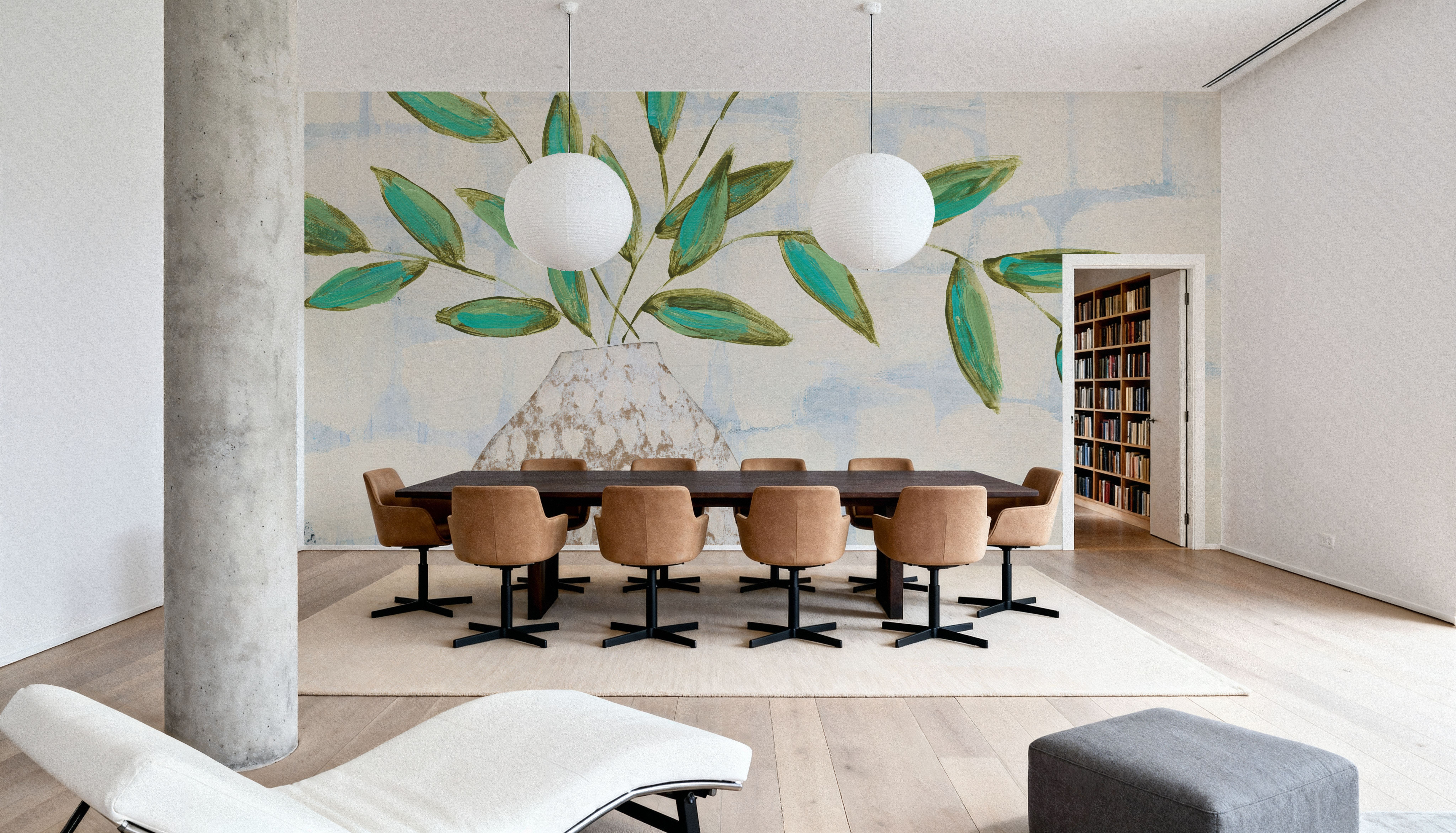 Joyful Leaves, Carte da parati