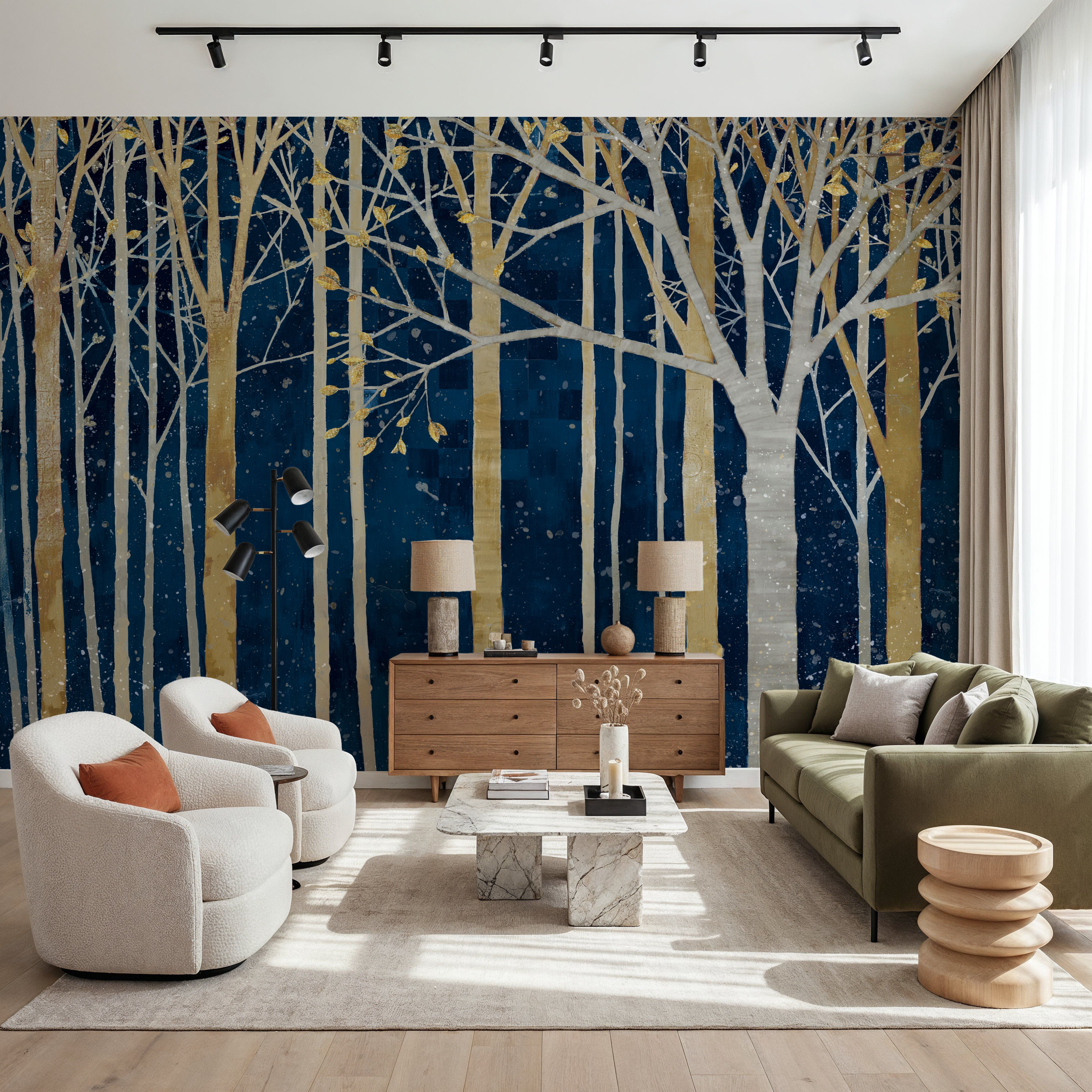 In Springtime Indigo