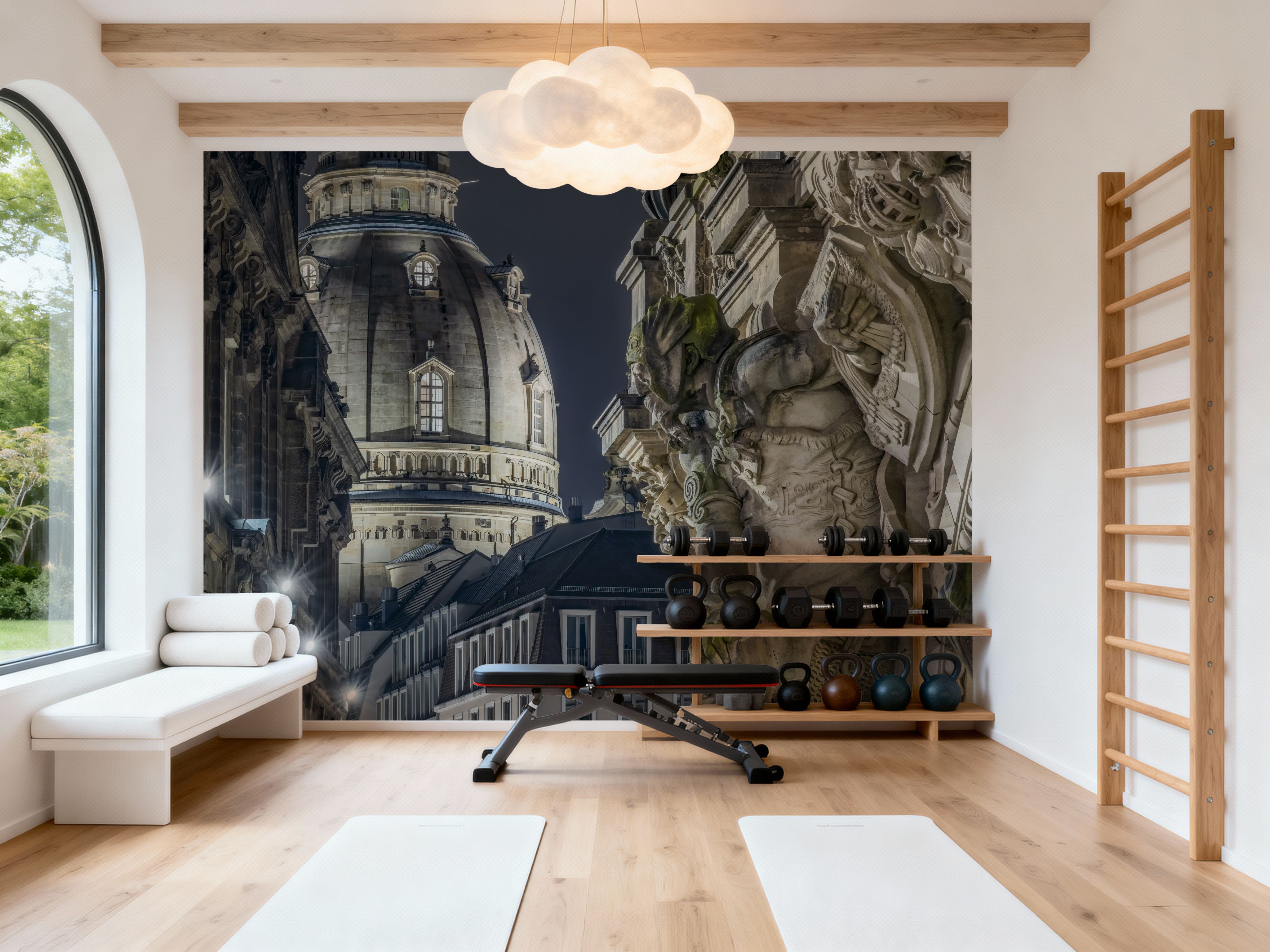 Sculptured Nightscape, Wallpaper