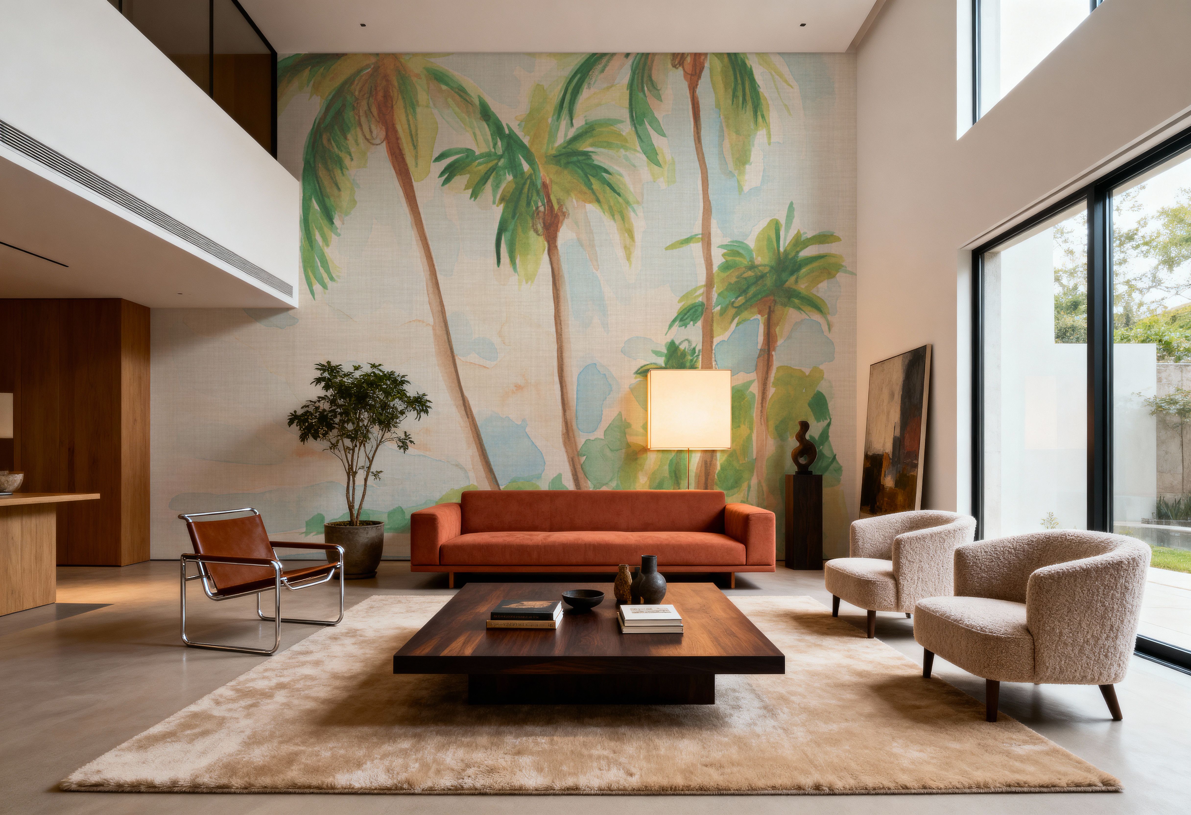 Playa Palms II, Carte da parati