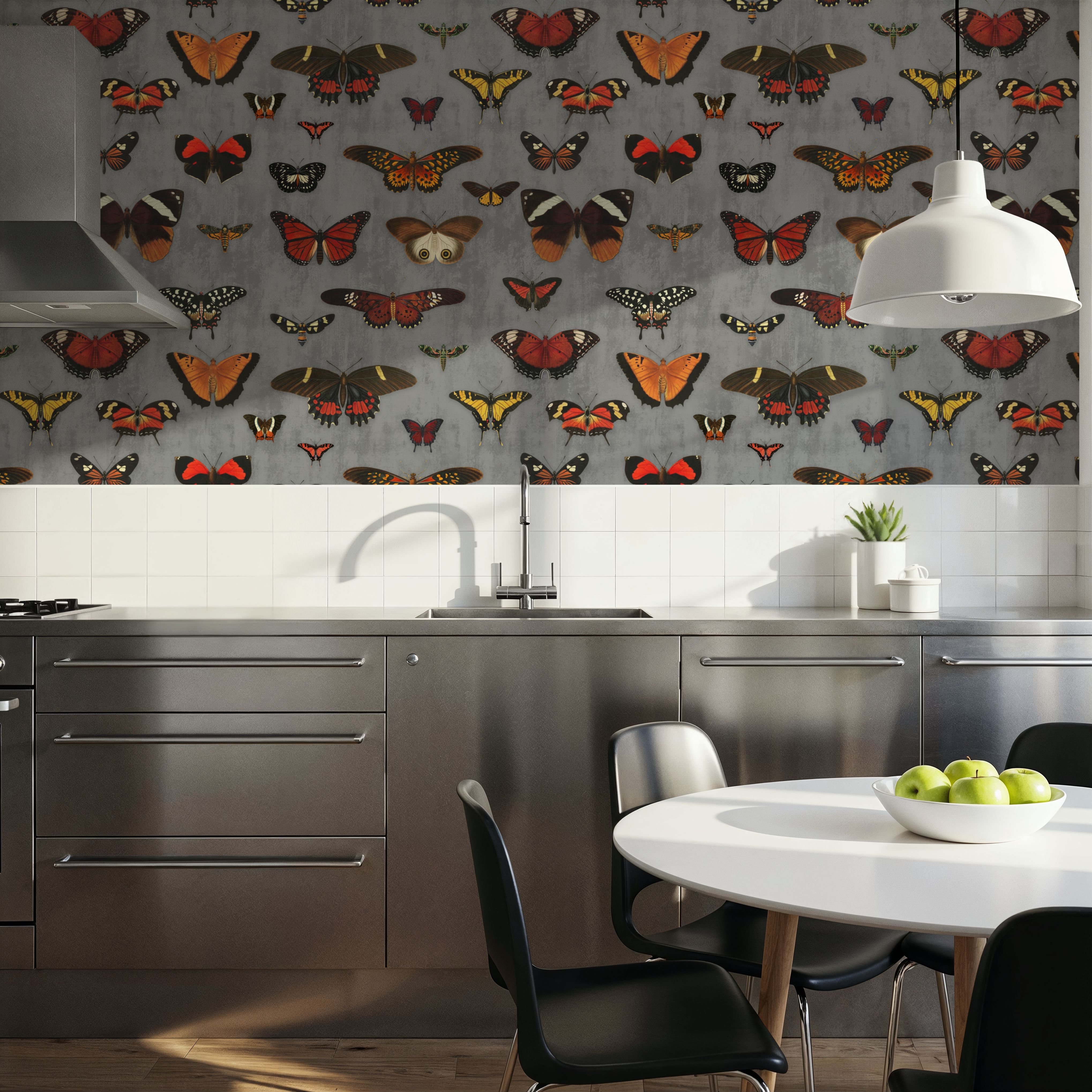 Butterfly Collection Gray