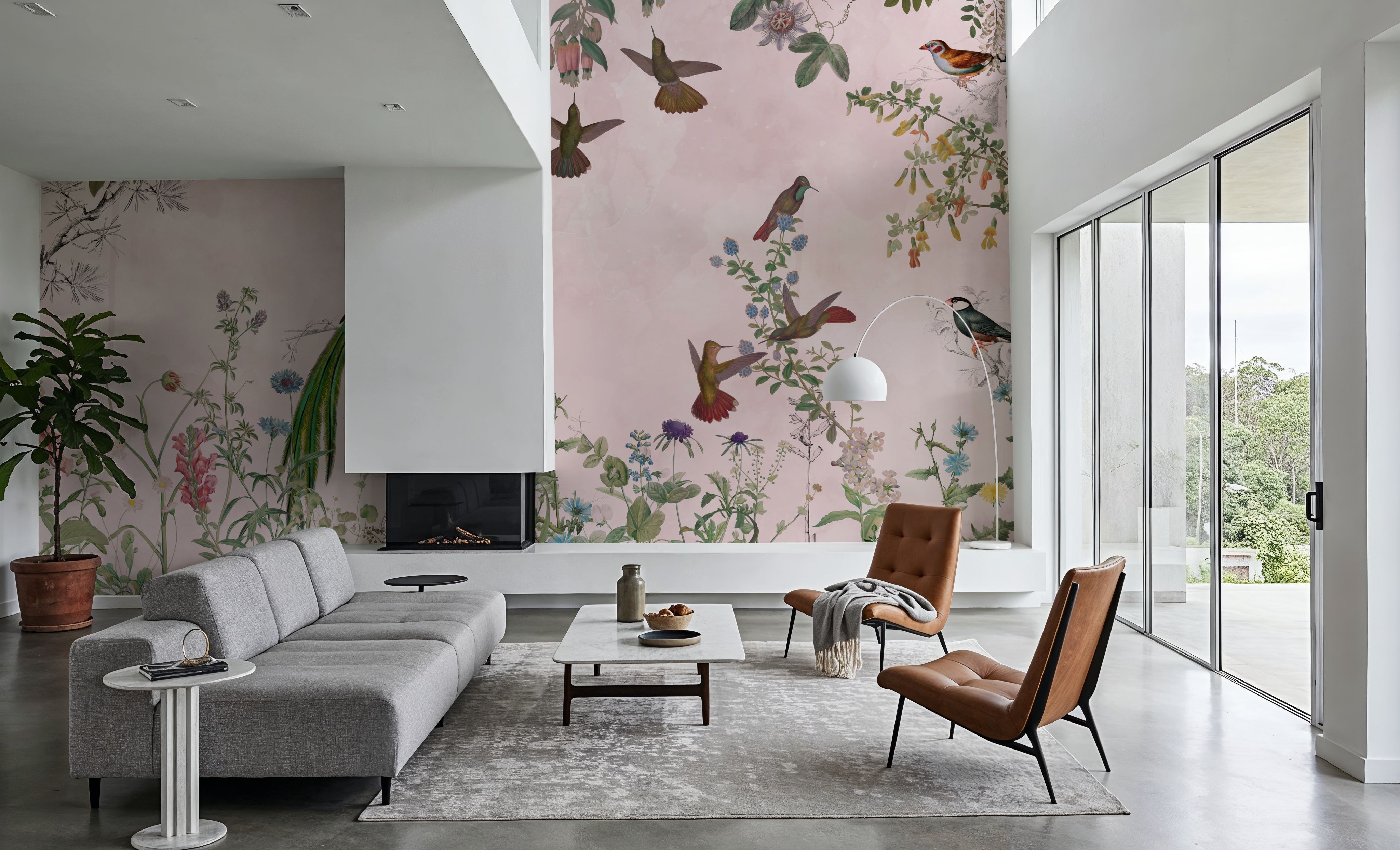 Fields of Birds and Flowers