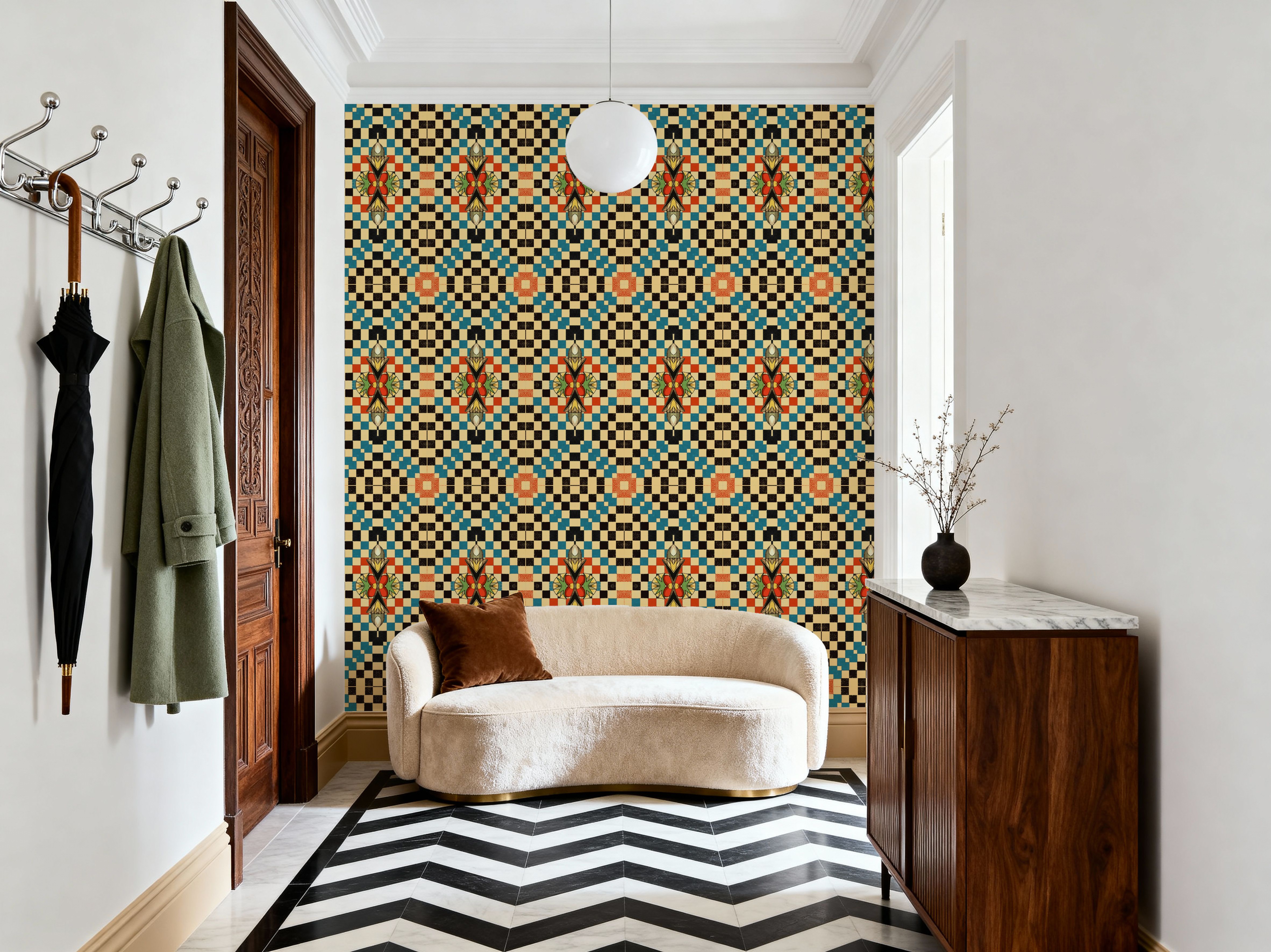 Ornamental Checkers no.III