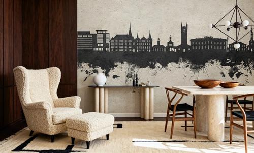 Vevey Switzerland Skyline Concrete