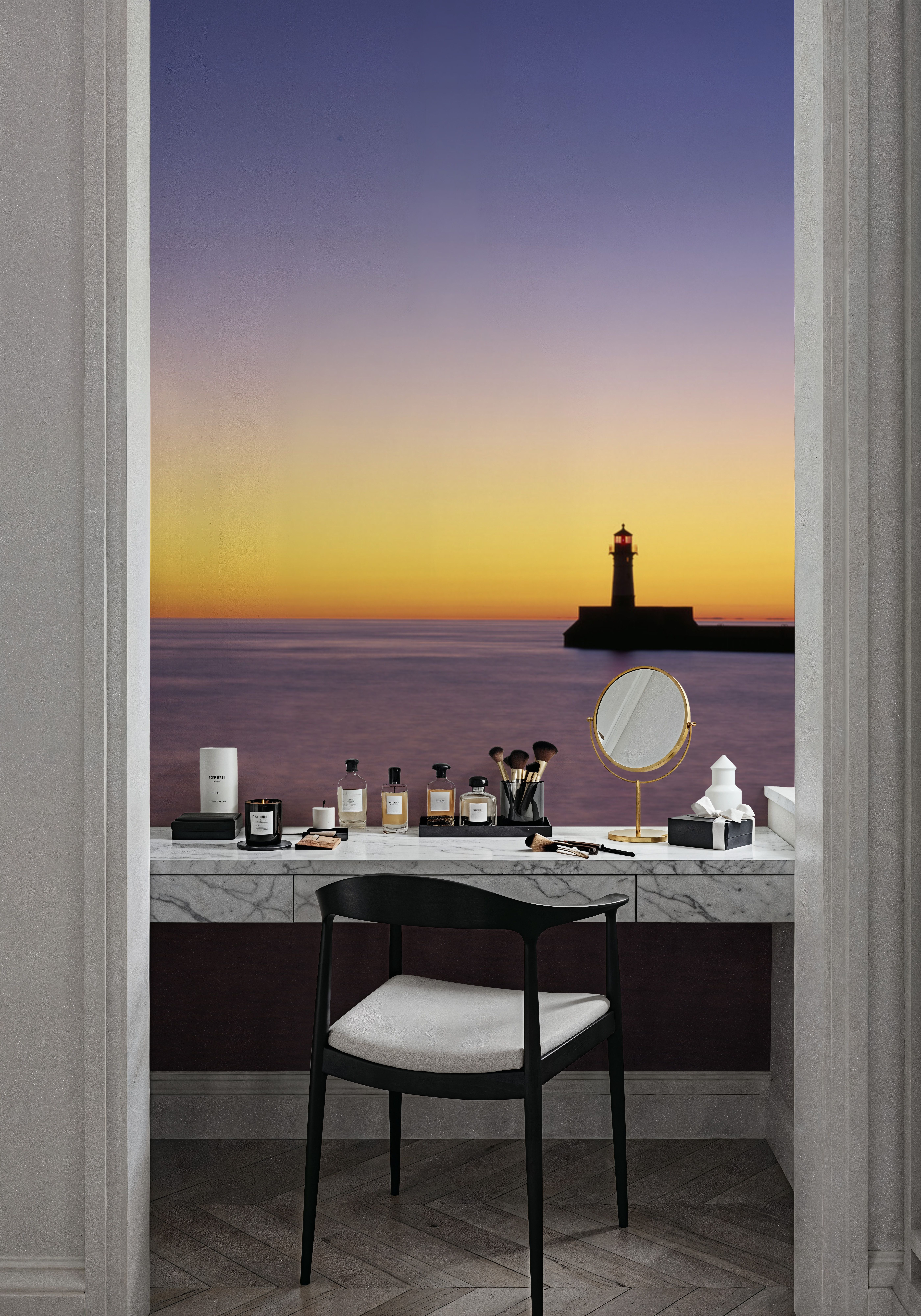 Harbor Sunset Glow