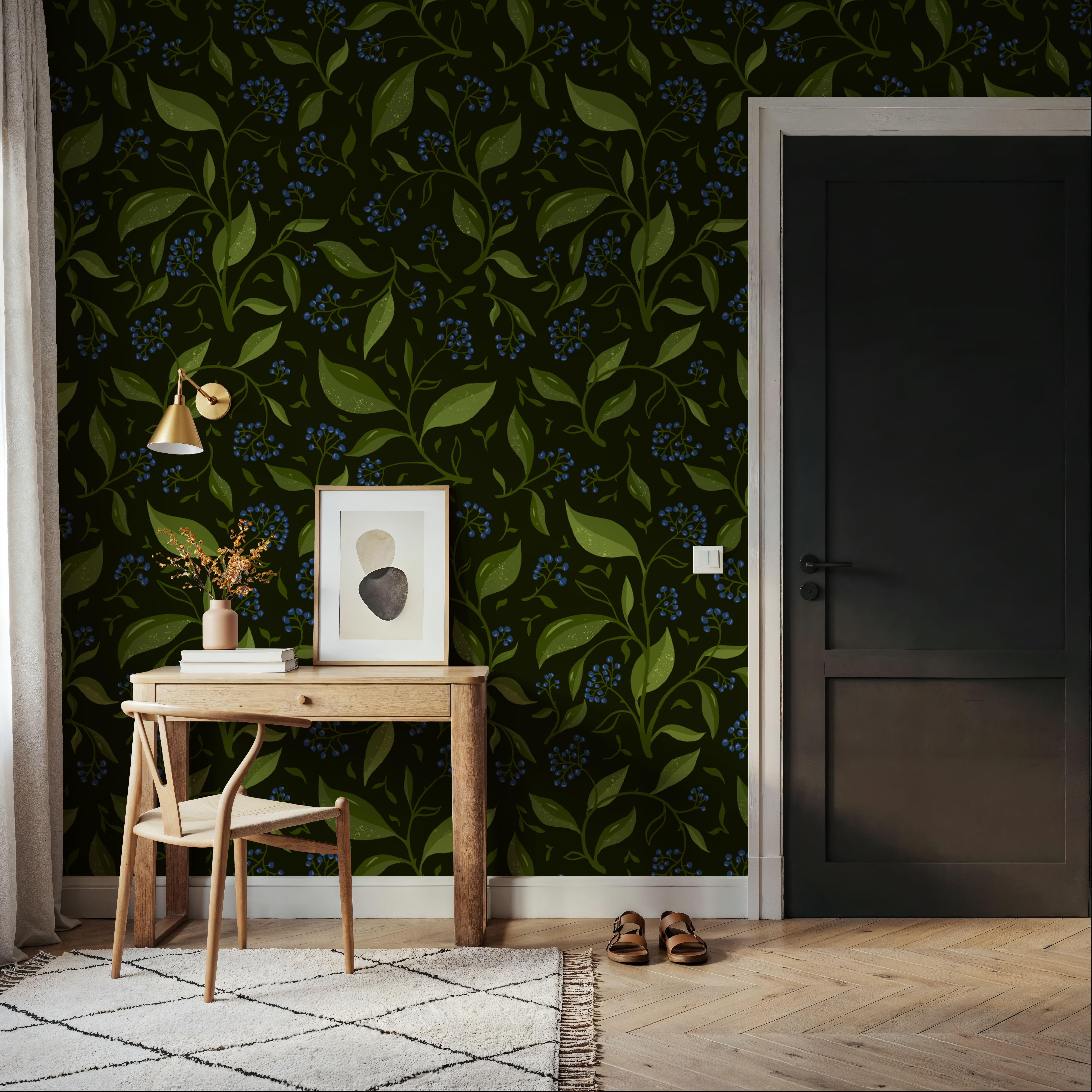 Winter Berries, Night