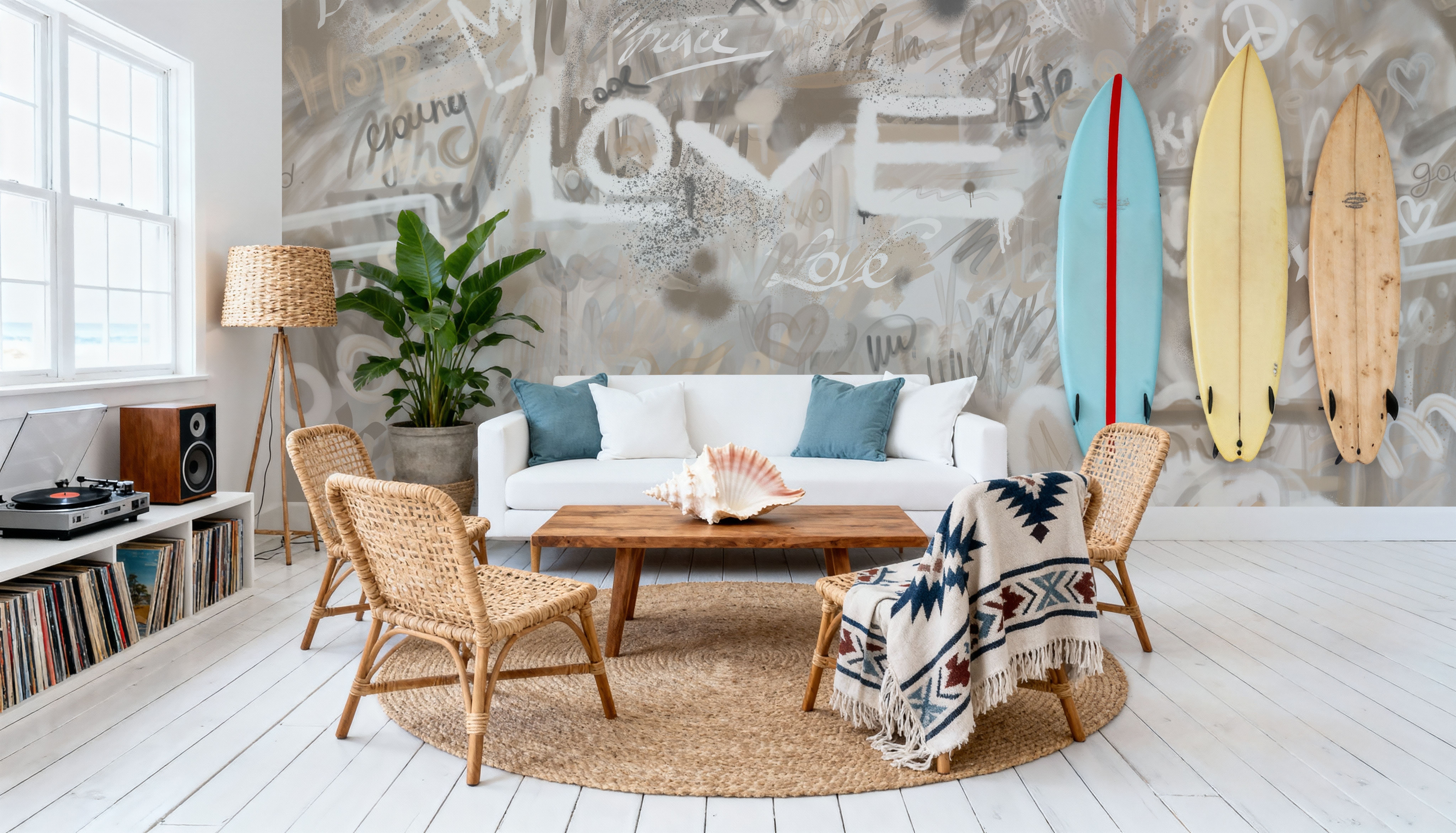 Graffiti Love, Beige