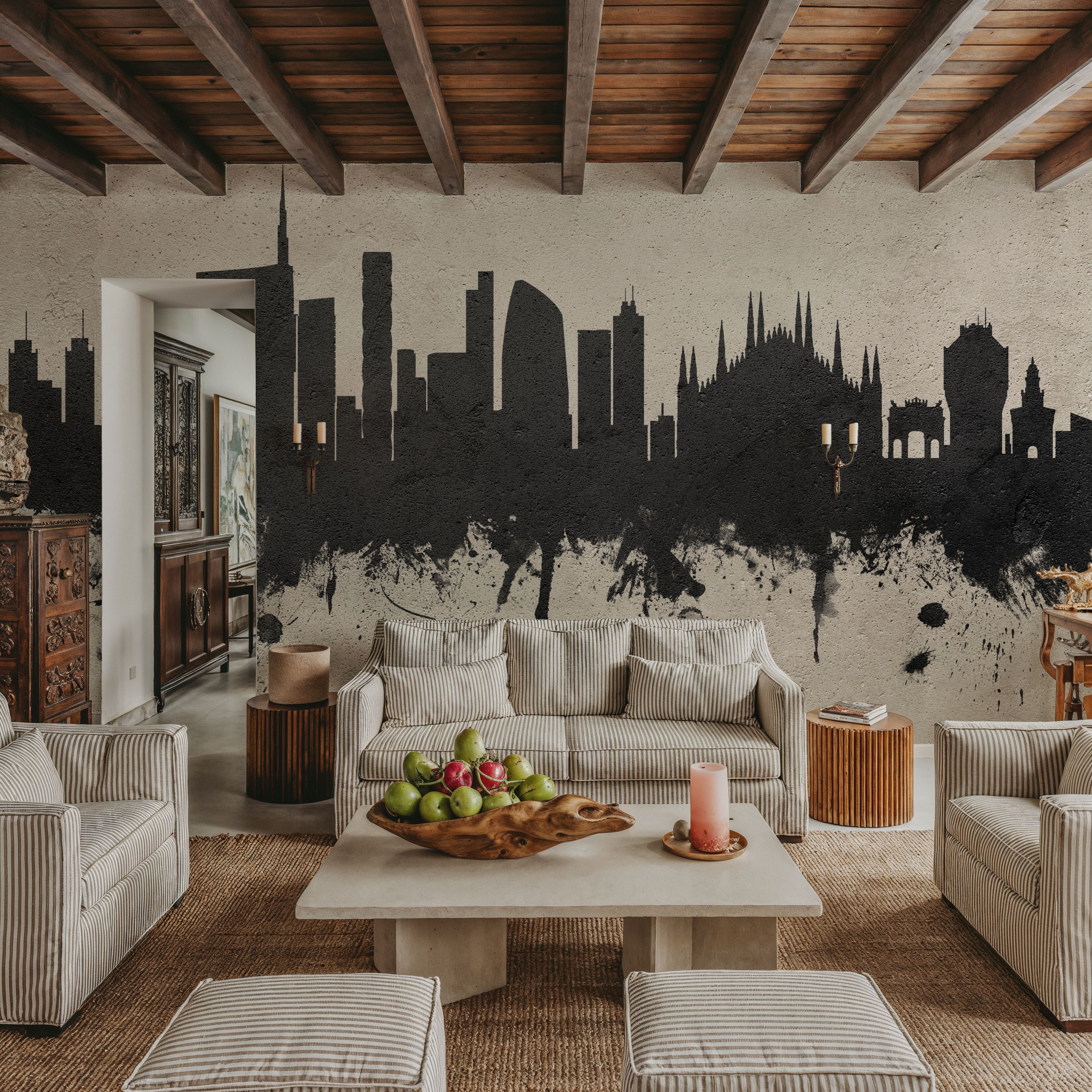 Milan Italy Skyline Concrete