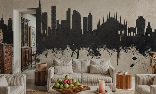 Milan Italy Skyline Concrete