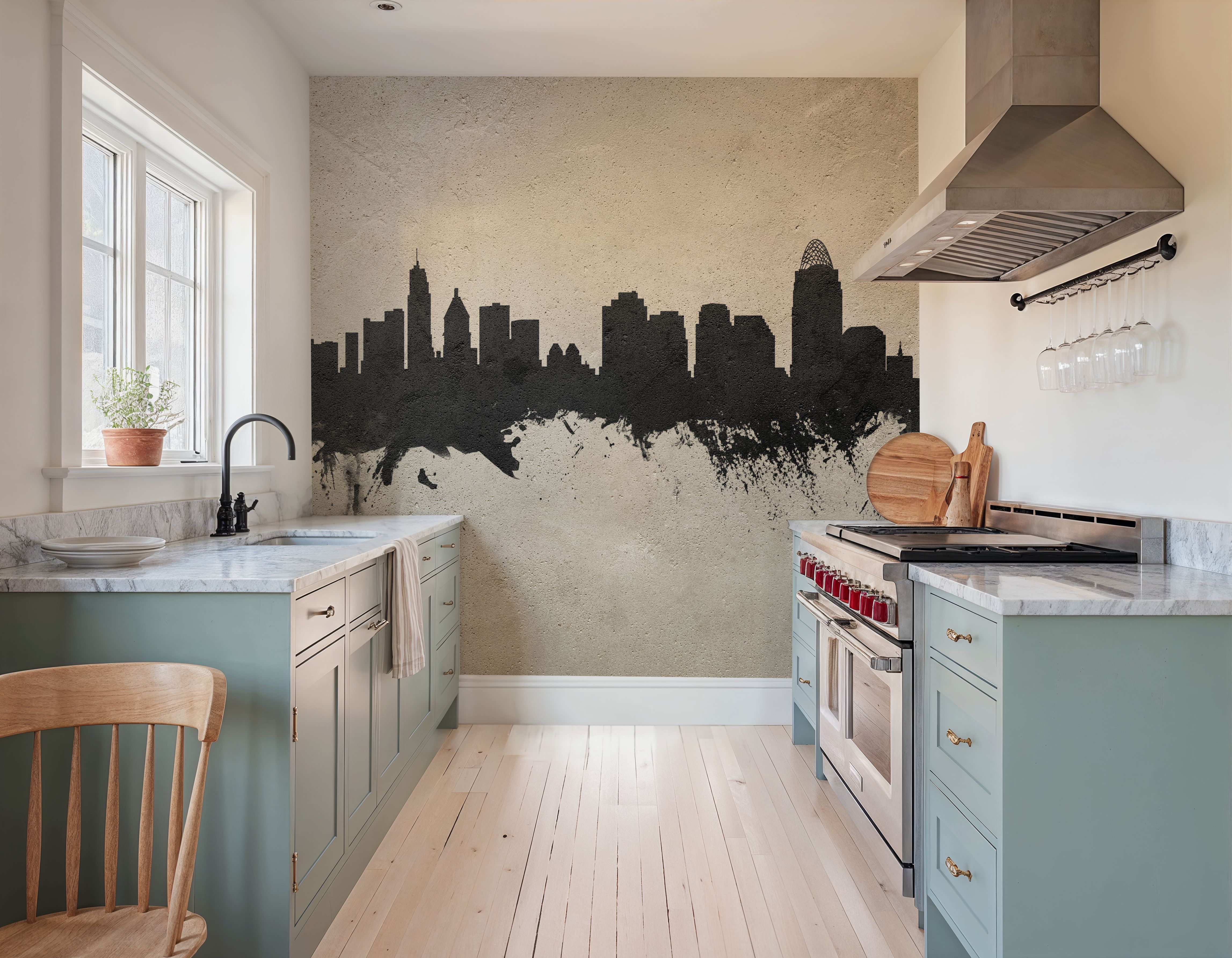 Cincinnati Ohio Skyline Concrete