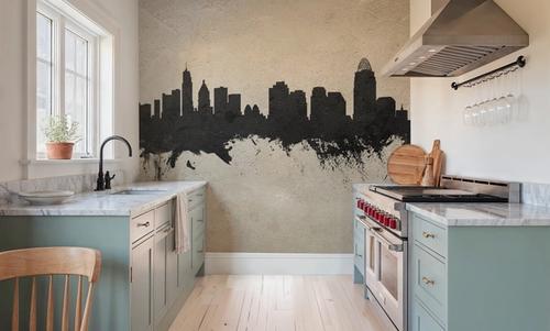 Cincinnati Ohio Skyline Concrete