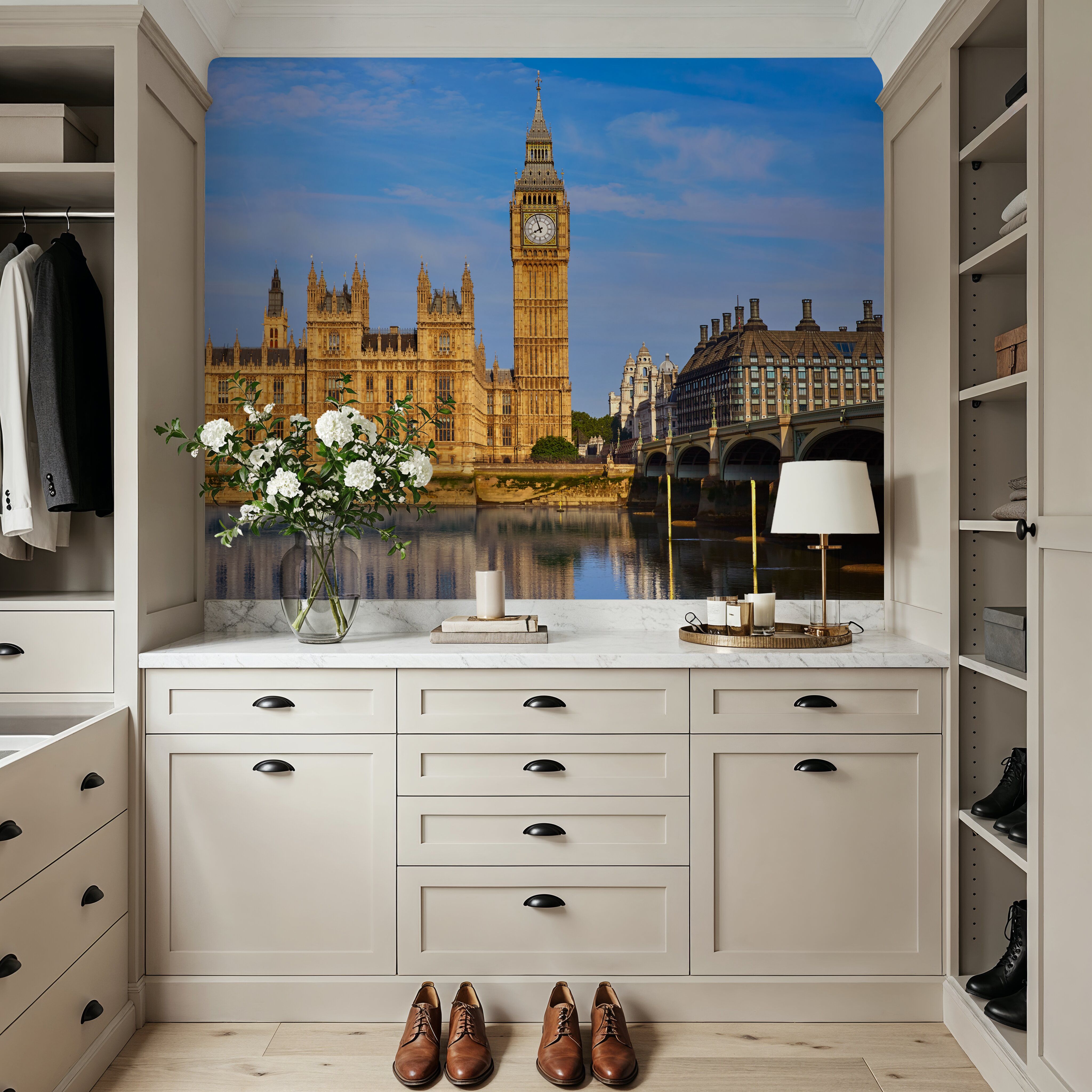 Big Ben Tower and Thames River