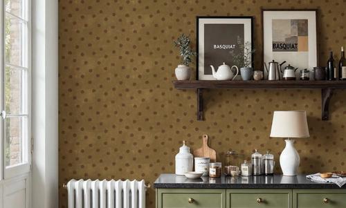 Autumn Dots Khaki