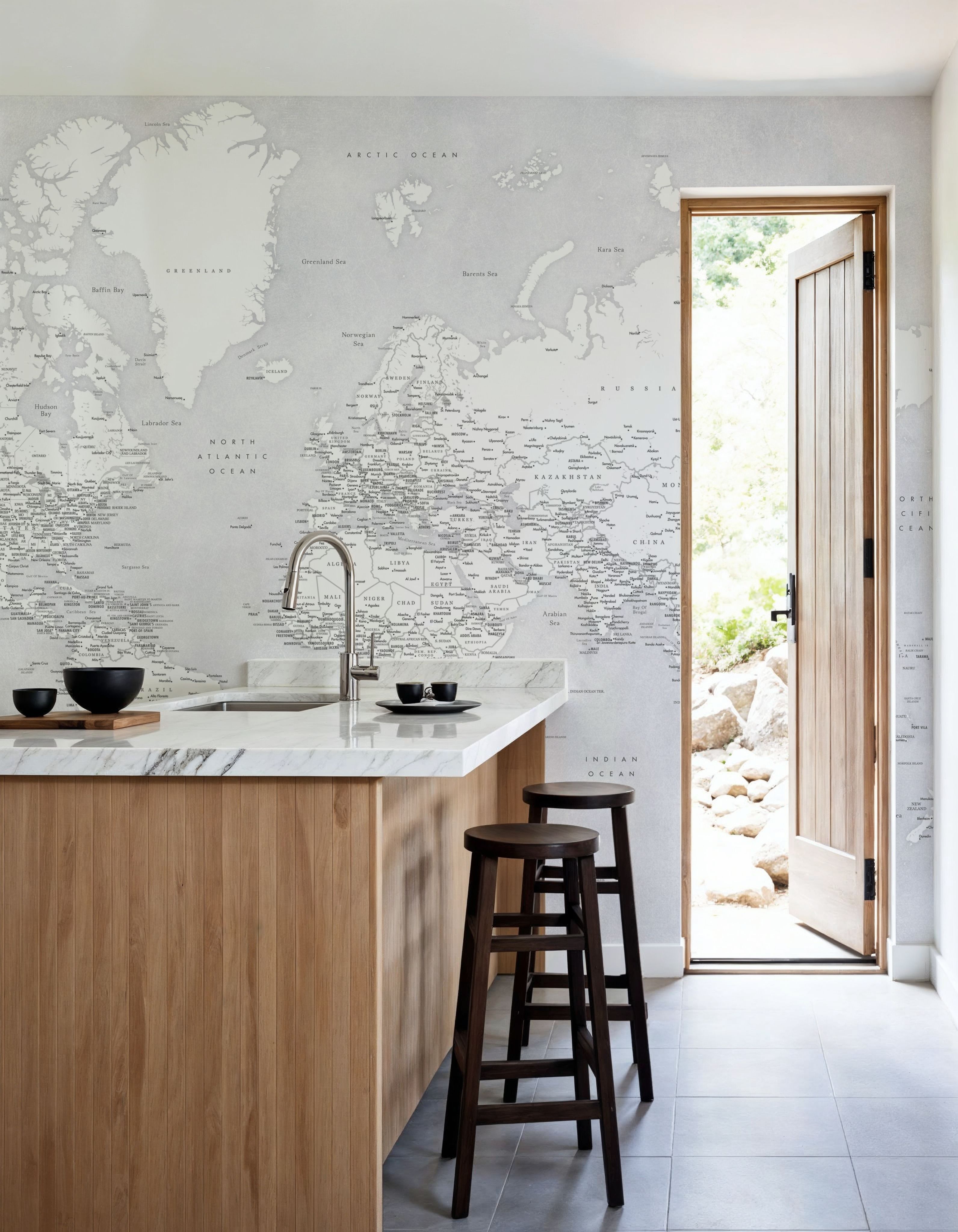 World Map Cities - Siv