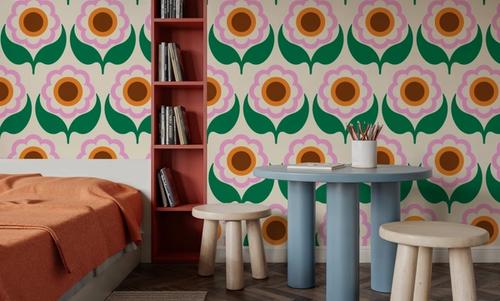 70's Fun Flowers, Spring